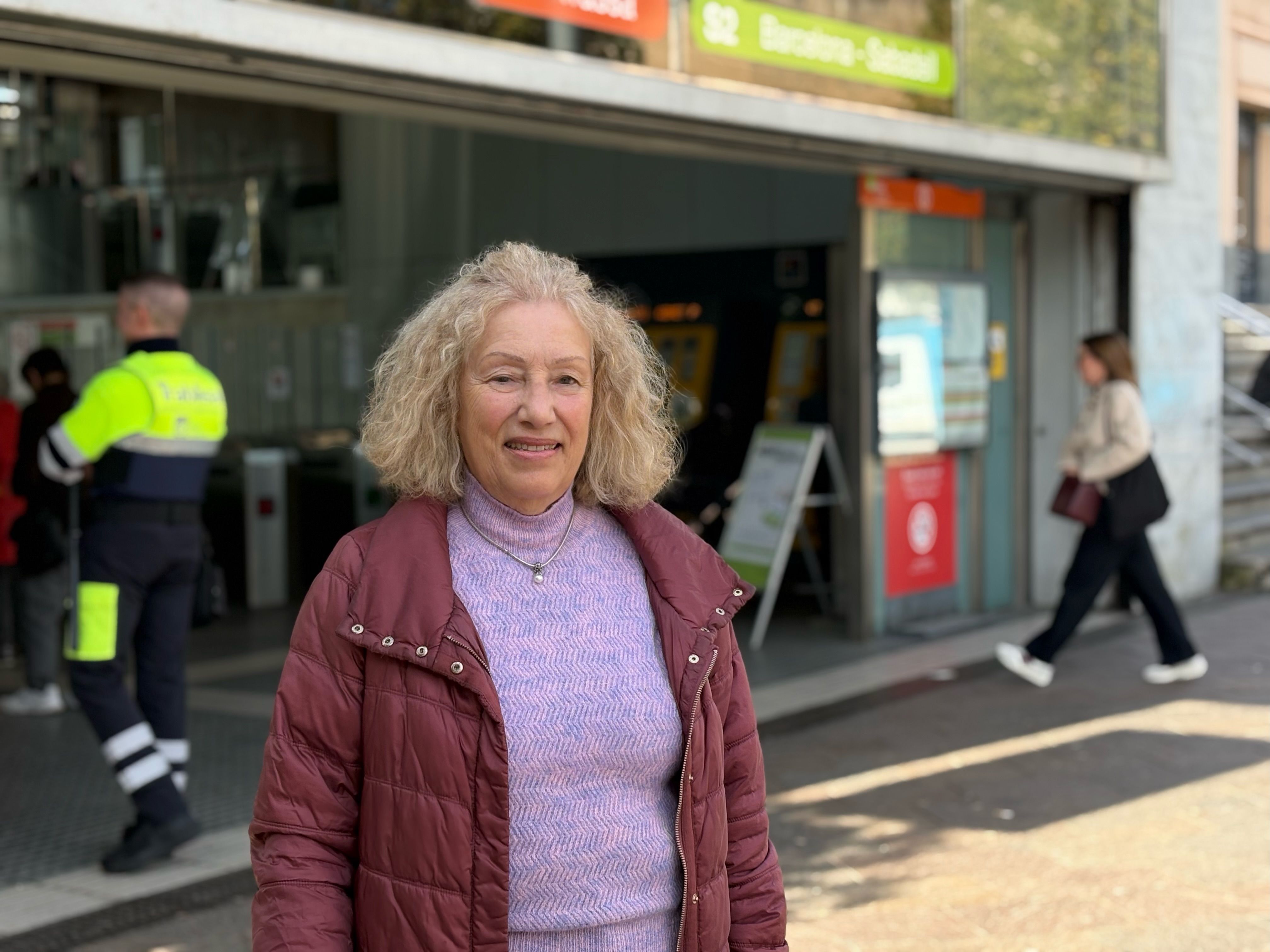 Esmeralda Pierulivo és presidenta de l’Associació de Veïns del Centre Estació des del 2019. FOTO: Àgata Guinó