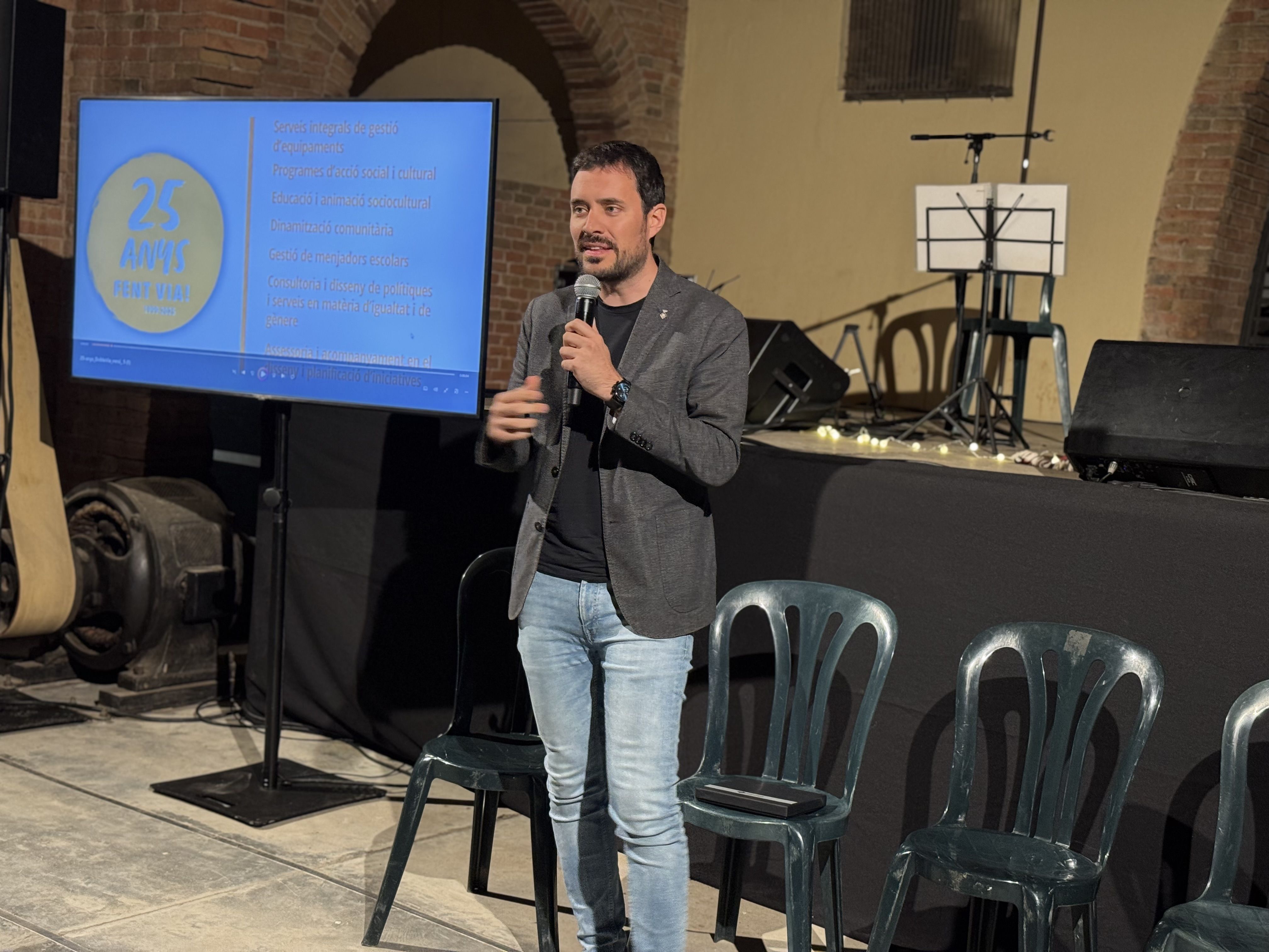 Eel tinent d’alcaldia de Drets, Dinamització, Comerç i Seguretat i responsable de l’àrea d’Economia Social i Solidària de l’Ajuntament, Bernat Picornell . FOTO: TOT Sant Cugat