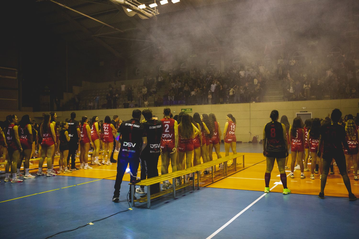 Presentació d'equips del Club Voleibol Sant Cugat. FOTO: Joana Arribas