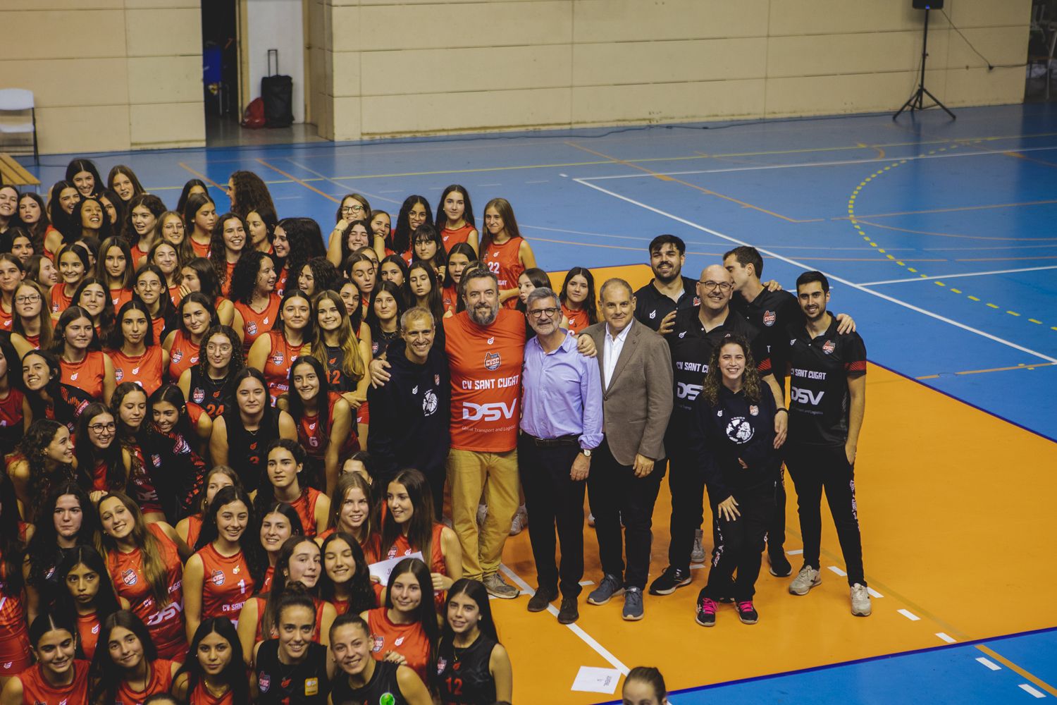 Presentació d'equips del Club Voleibol Sant Cugat. FOTO: Joana Arribas