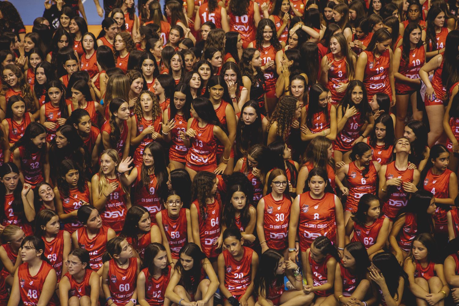 Presentació d'equips del Club Voleibol Sant Cugat. FOTO: Joana Arribas