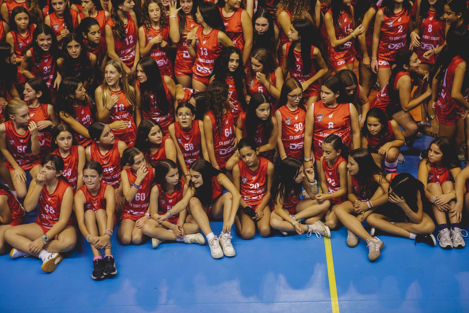 Presentació d'equips del Club Voleibol Sant Cugat. FOTO: Joana Arribas