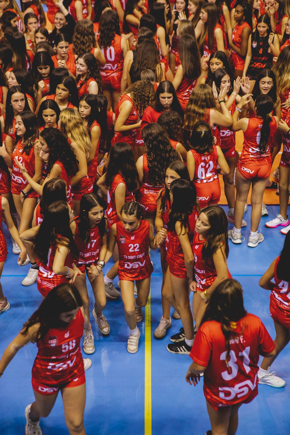 Presentació d'equips del Club Voleibol Sant Cugat. FOTO: Joana Arribas