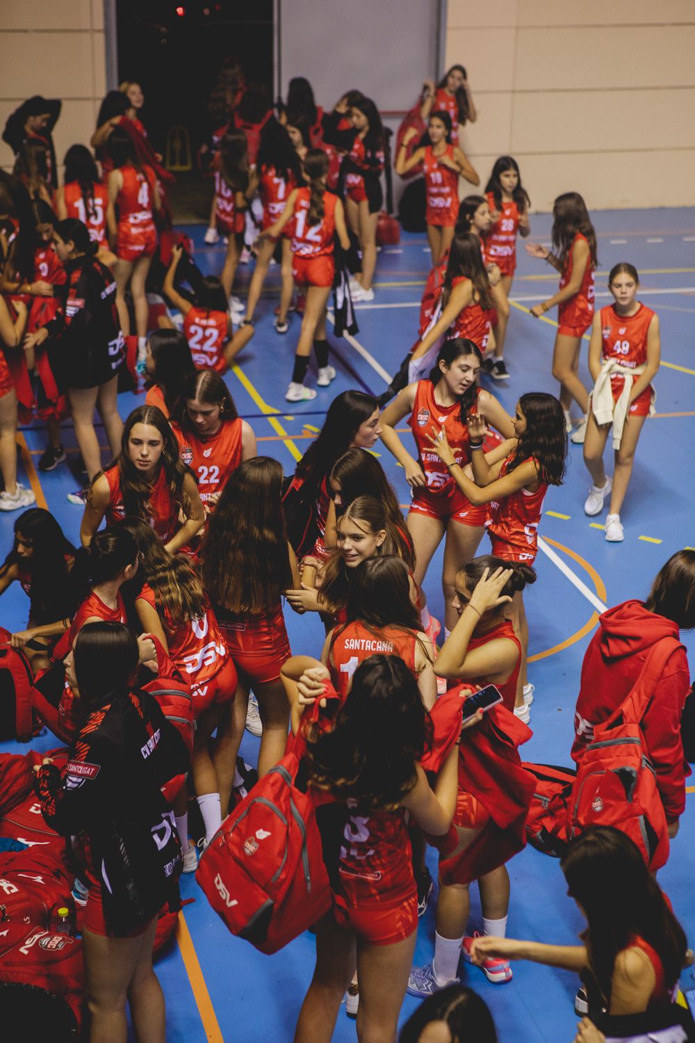 Presentació d'equips del Club Voleibol Sant Cugat. FOTO: Joana Arribas