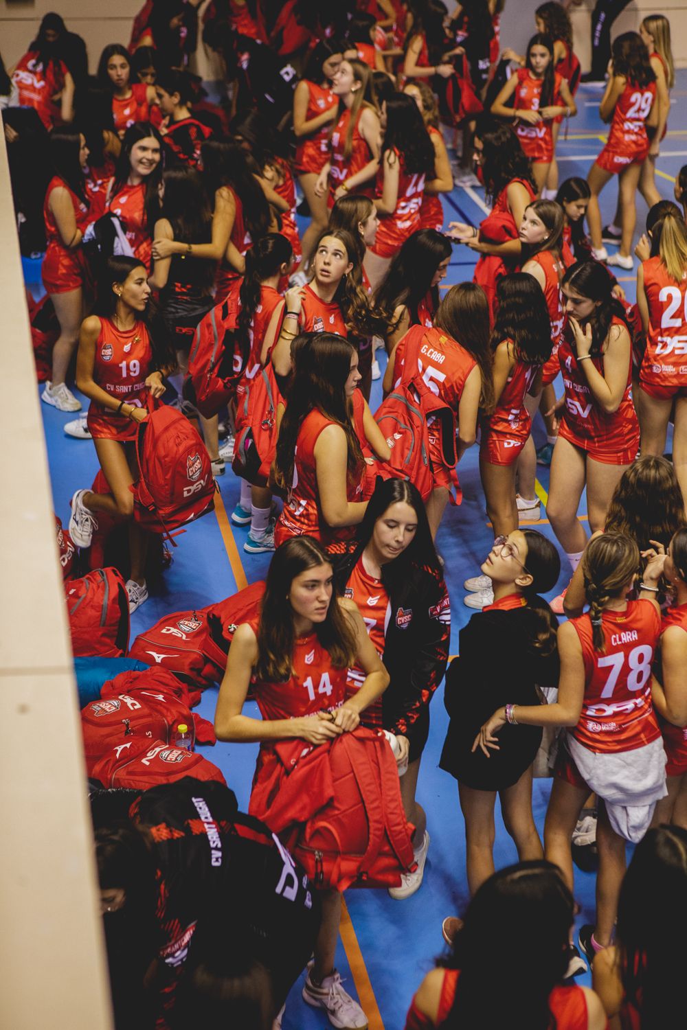 Presentació d'equips del Club Voleibol Sant Cugat. FOTO: Joana Arribas