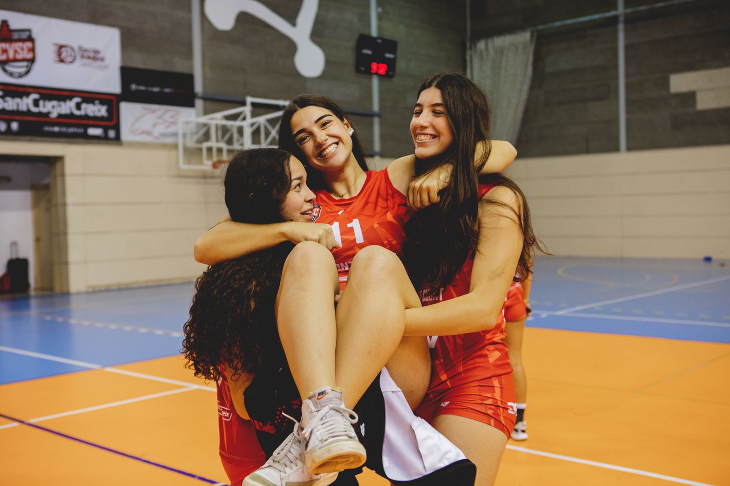 Presentació d'equips del Club Voleibol Sant Cugat. FOTO: Joana Arribas