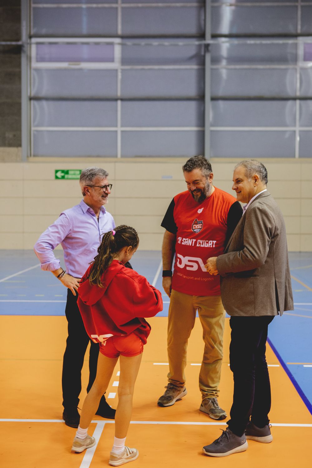 Presentació d'equips del Club Voleibol Sant Cugat. FOTO: Joana Arribas