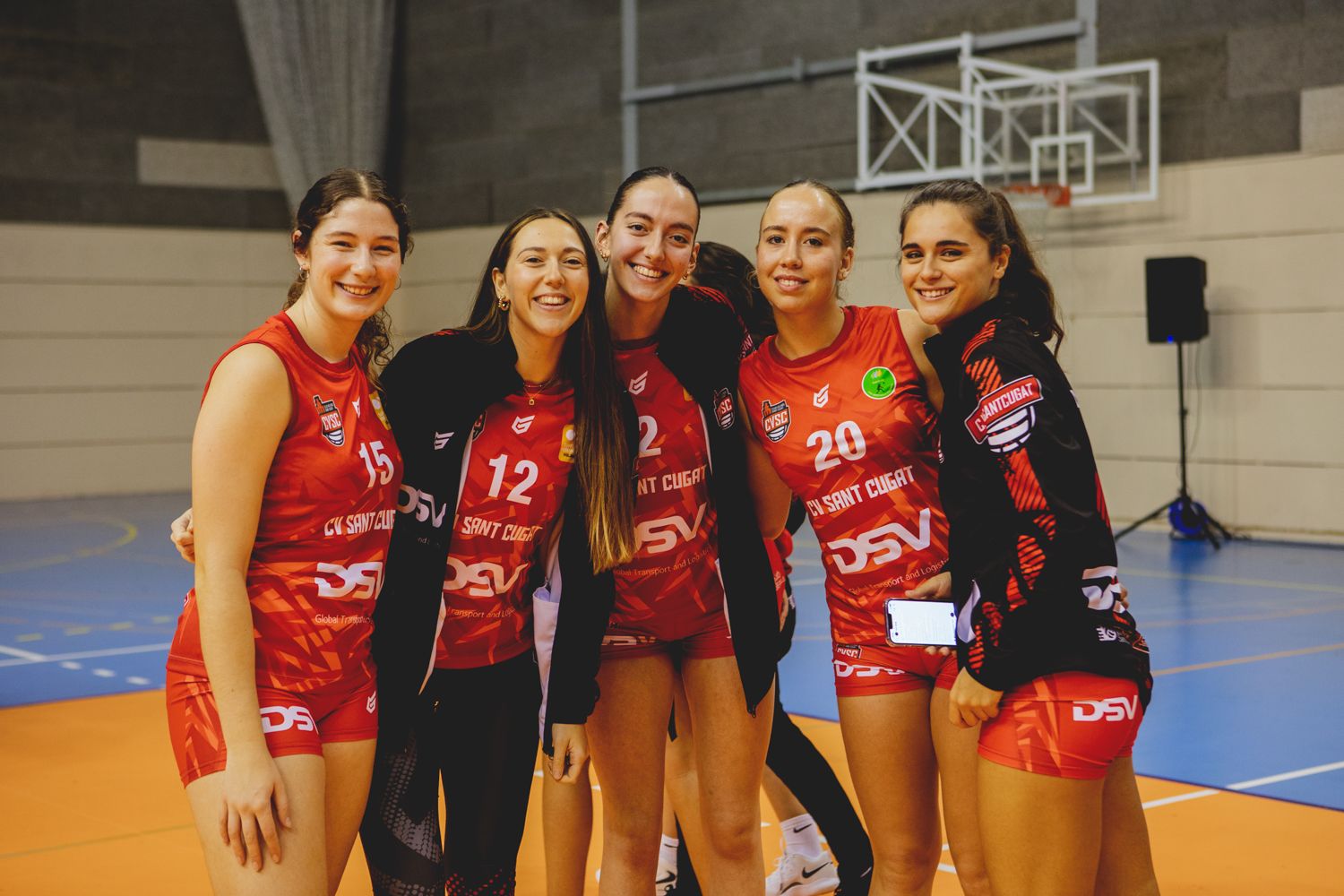 Presentació d'equips del Club Voleibol Sant Cugat. FOTO: Joana Arribas