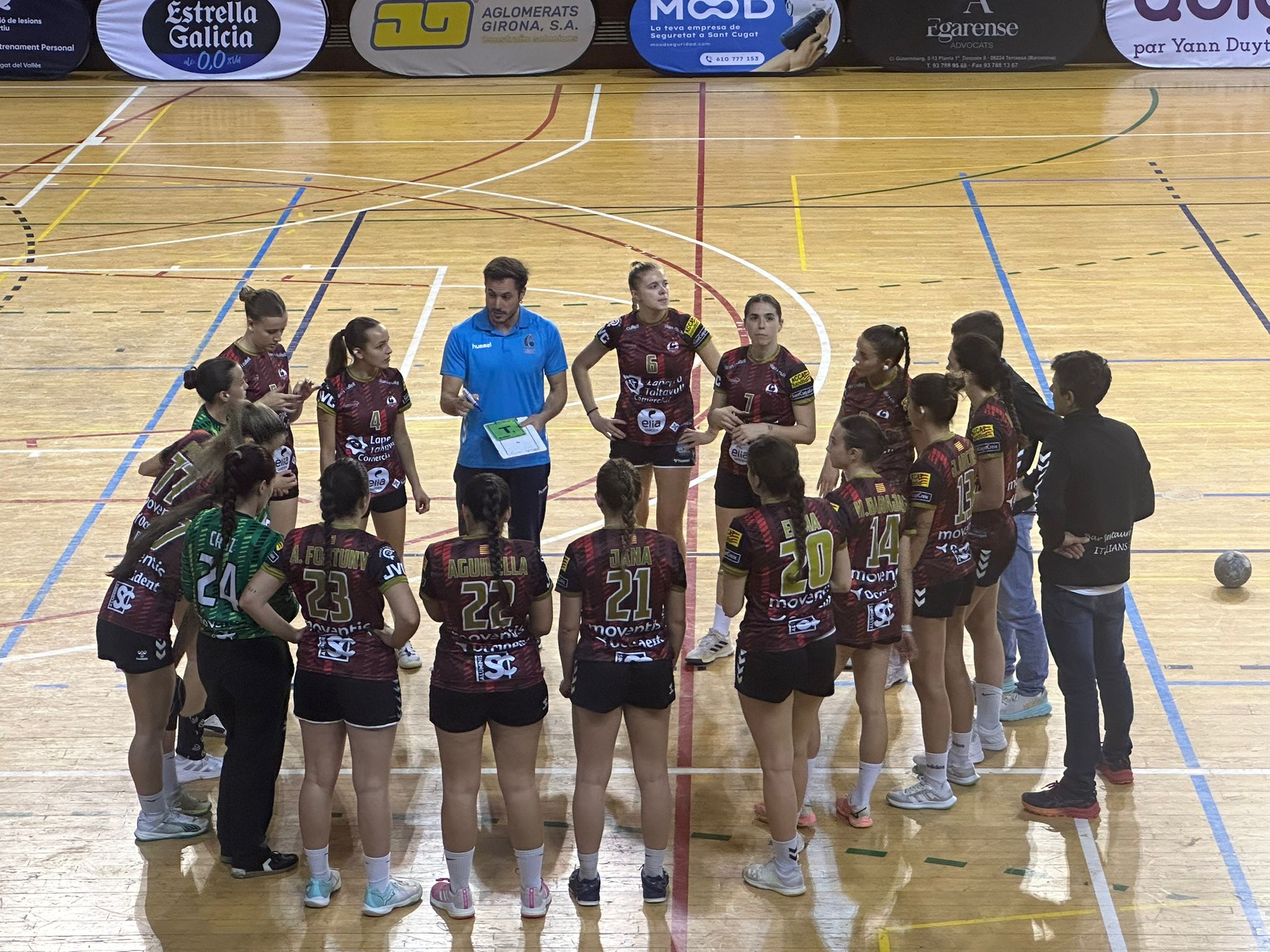 L'Handbol Sant Cugat perd el primer partit de la temporada. FOTO: Lluna Fabregat