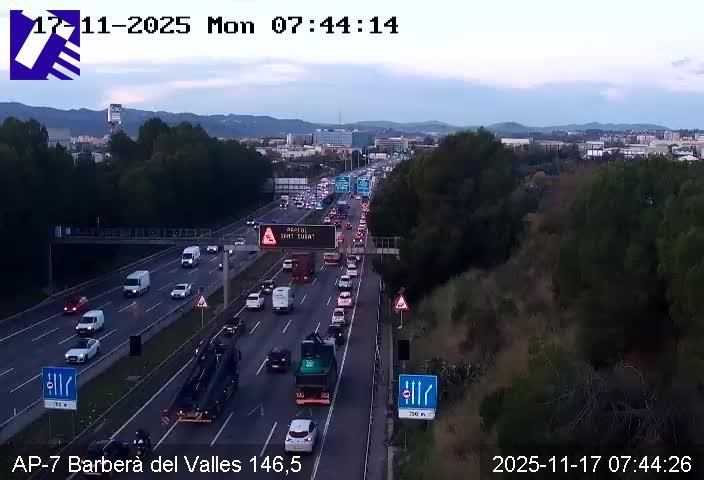 L'AP-7 a Barberà FOTO: Trànsit