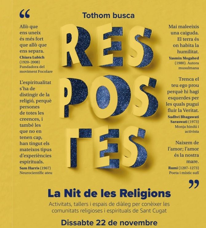 Nit de les Religions 2025. FOTO: Cedida