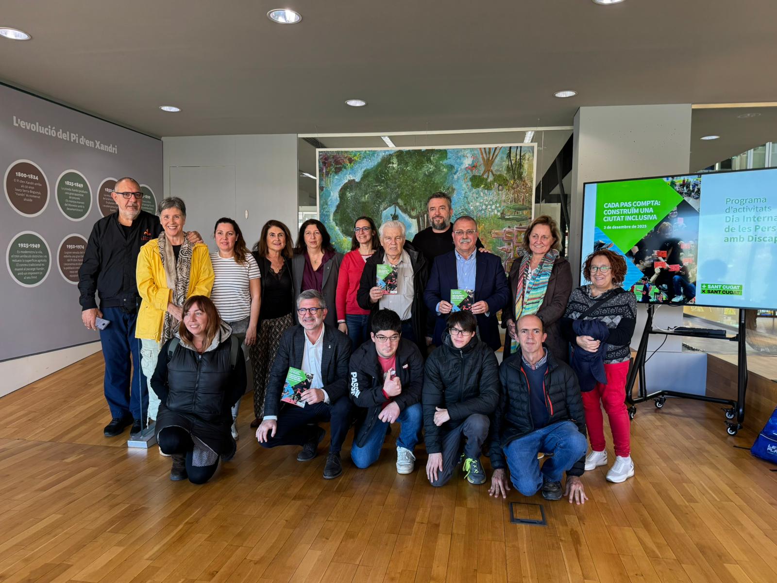 Presentació del programa d'activitats del Dia Internacional de les Persones amb Discapacitat. FOTO: TOT Sant Cugat