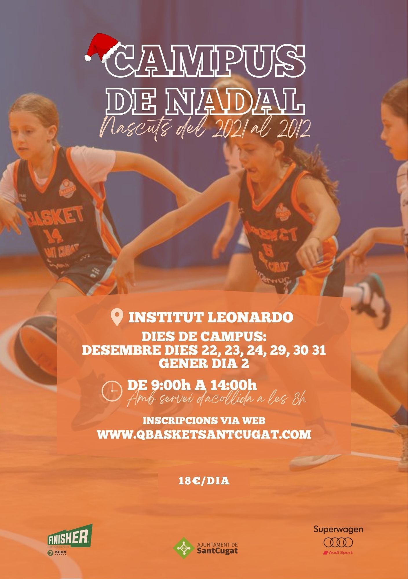 Cartell Campus de Nadal. FOTO: Qbasket