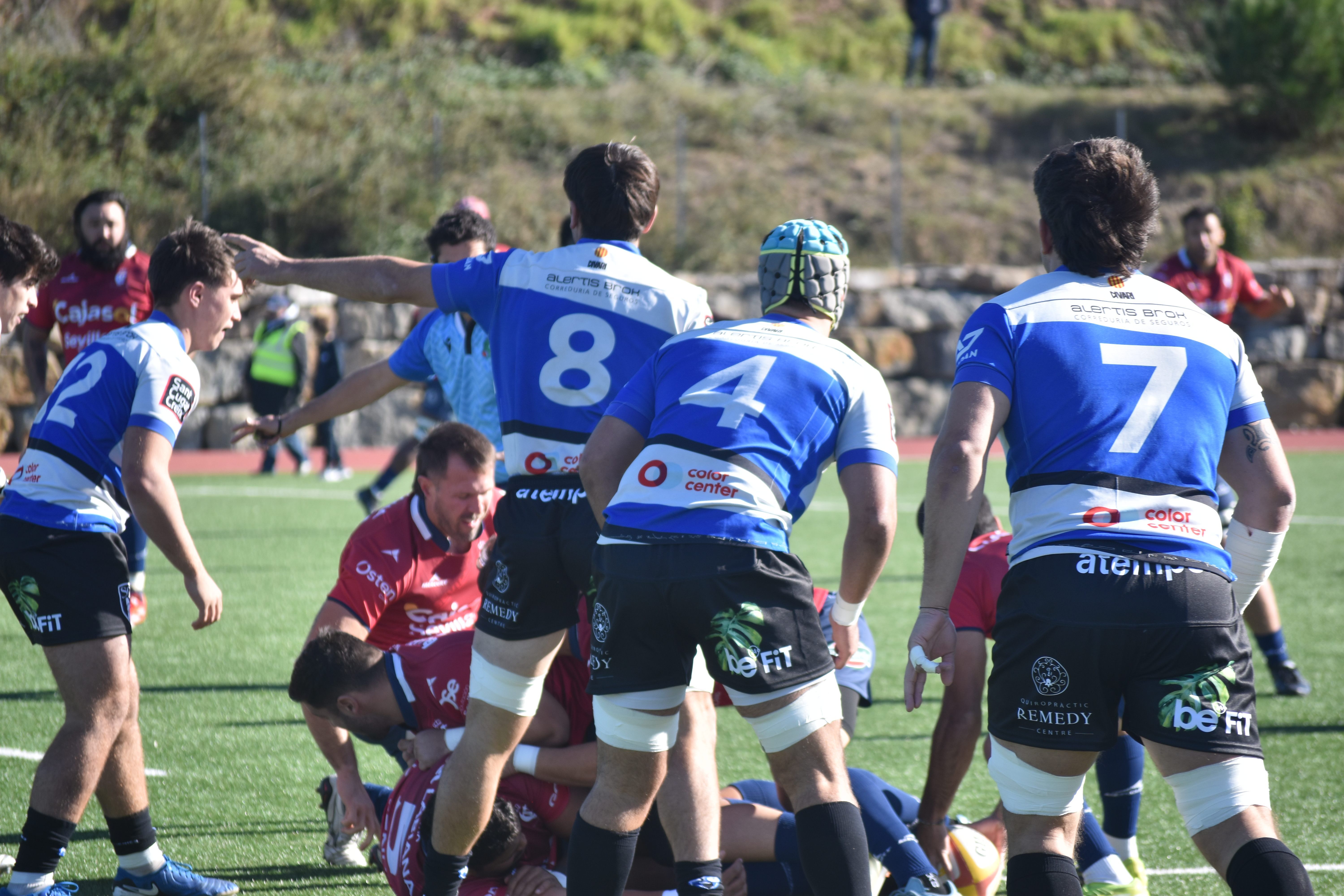 El Club de Rugby Sant Cugat perd en el primer partit de la Copa del Rei. FOTO: Lluna Fabregat
