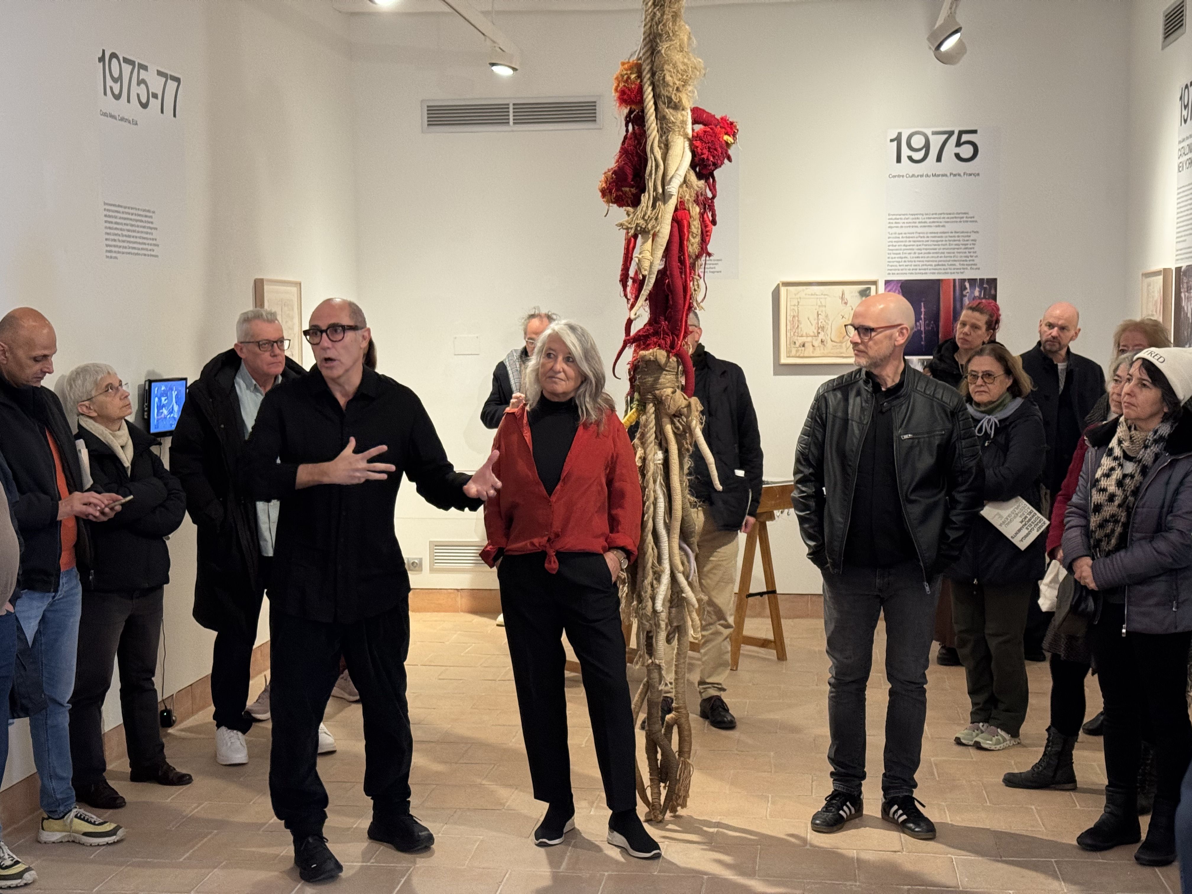 Inauguració de l'exposició dels environaments de Grau-Garriga FOTO: TOT Sant Cugat