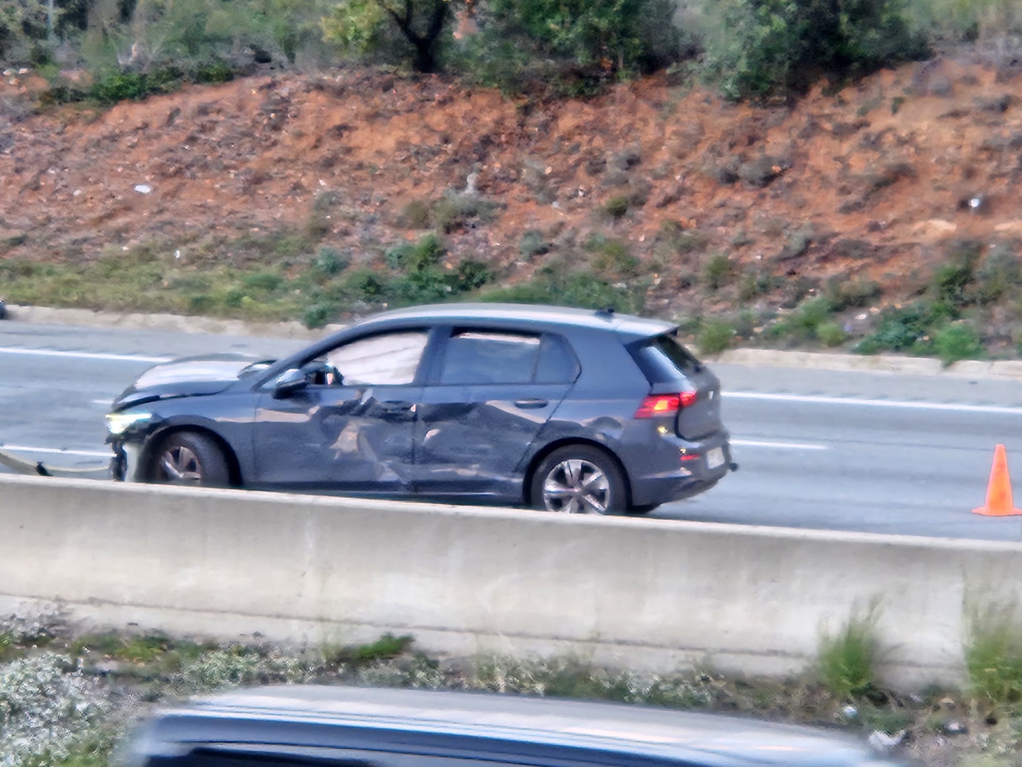 Accident a l'AP-7. FOTO: Cedida