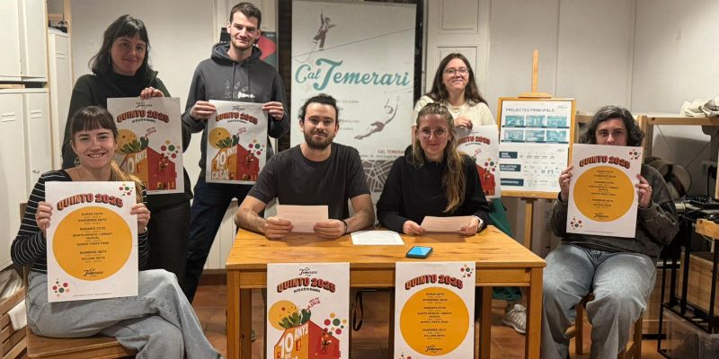 Roda de premsa de presentació del Quinto de Nadal de Sant Cugat del 2025. FOTO: TOT Sant Cugat