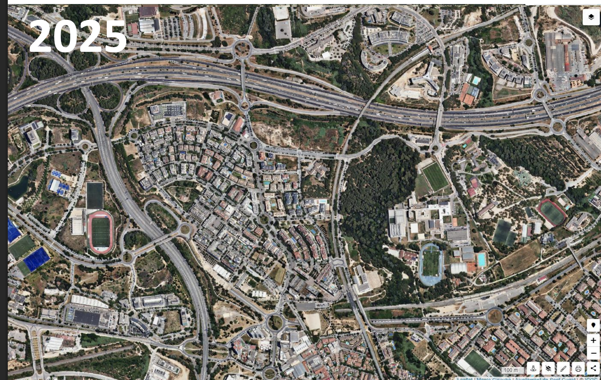 El barri de Volpelleres. FOTO: Google Maps