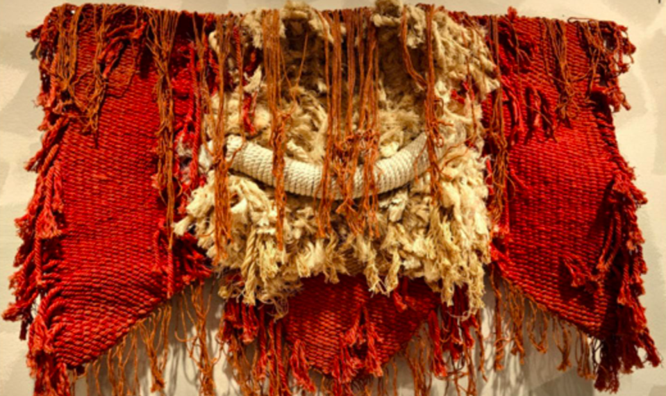 Fragment d'una de les obres que es poden veure a l'exposició sobre Grau Garriga