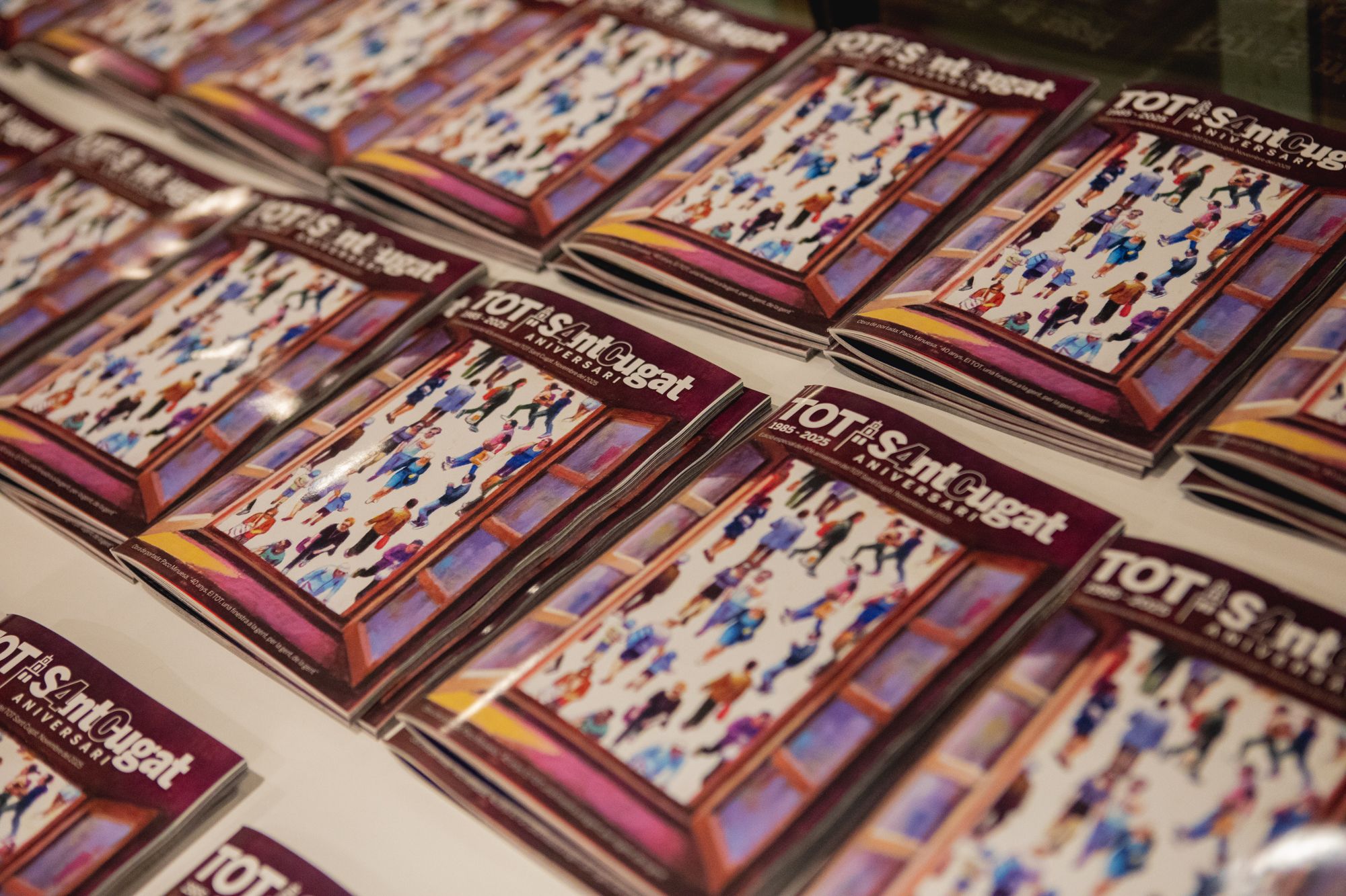 Portada de l'especial TOT pels 40 anys. FOTO: Joana Arribas (TOT Sant Cugat)