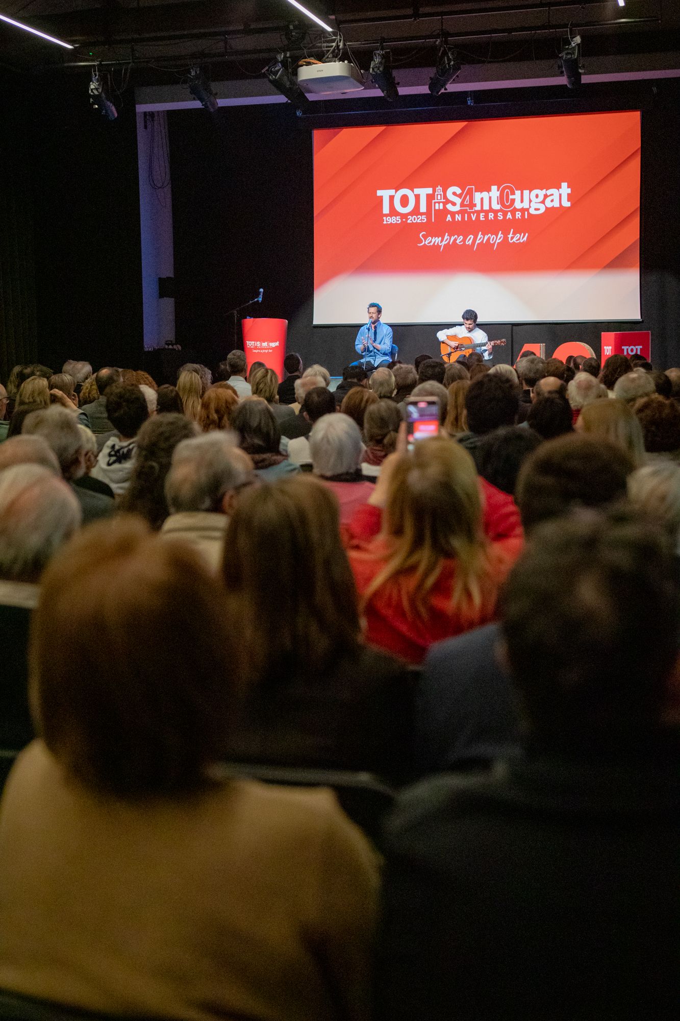 Acte institucional dels 40 anys del TOT Sant Cugat. FOTO: Joana Arribas (TOT Sant Cugat)