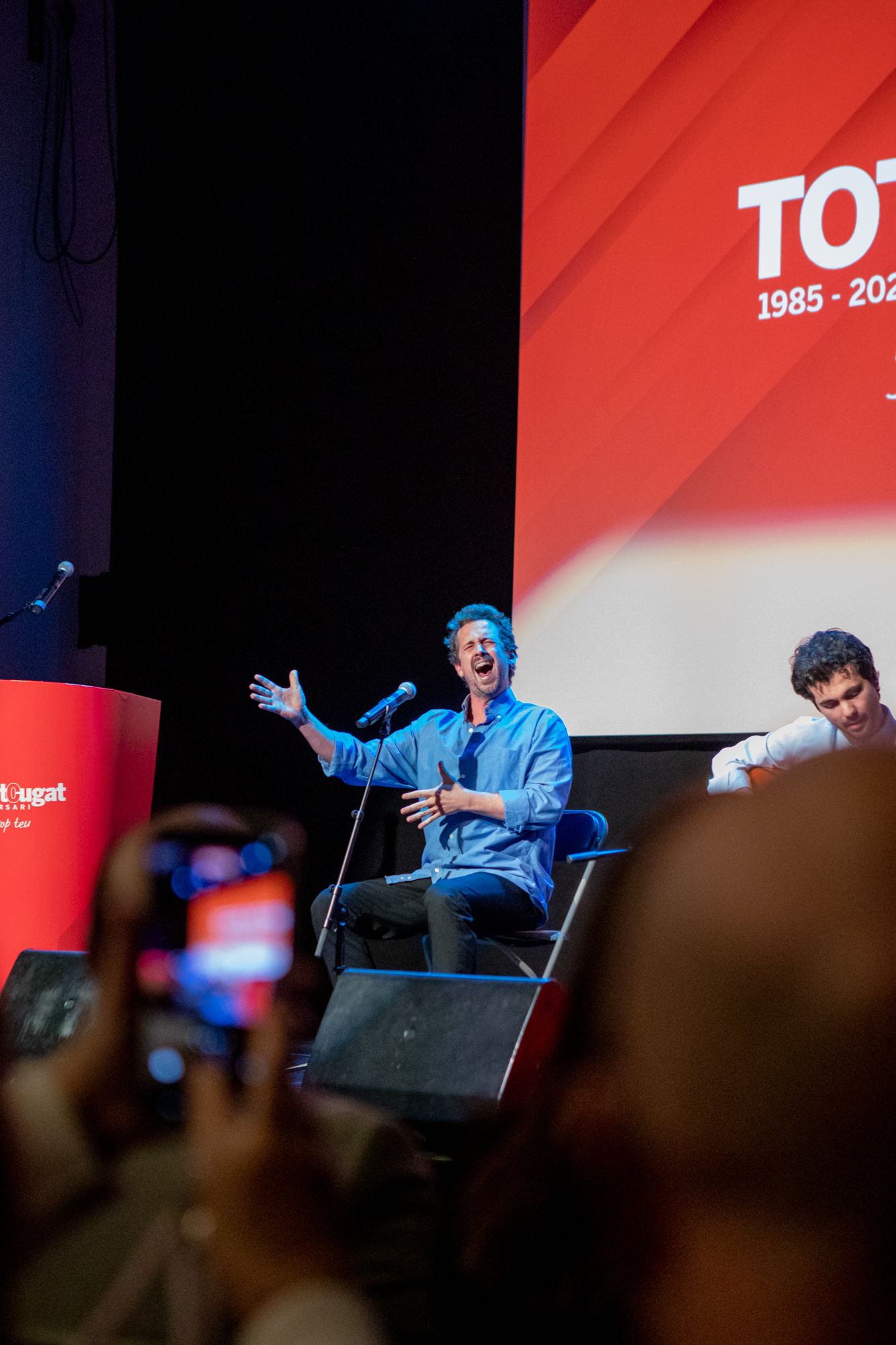 Actuació de Pere Martínez i Pau Doménech. FOTO: Joana Arribas (TOT Sant Cugat)