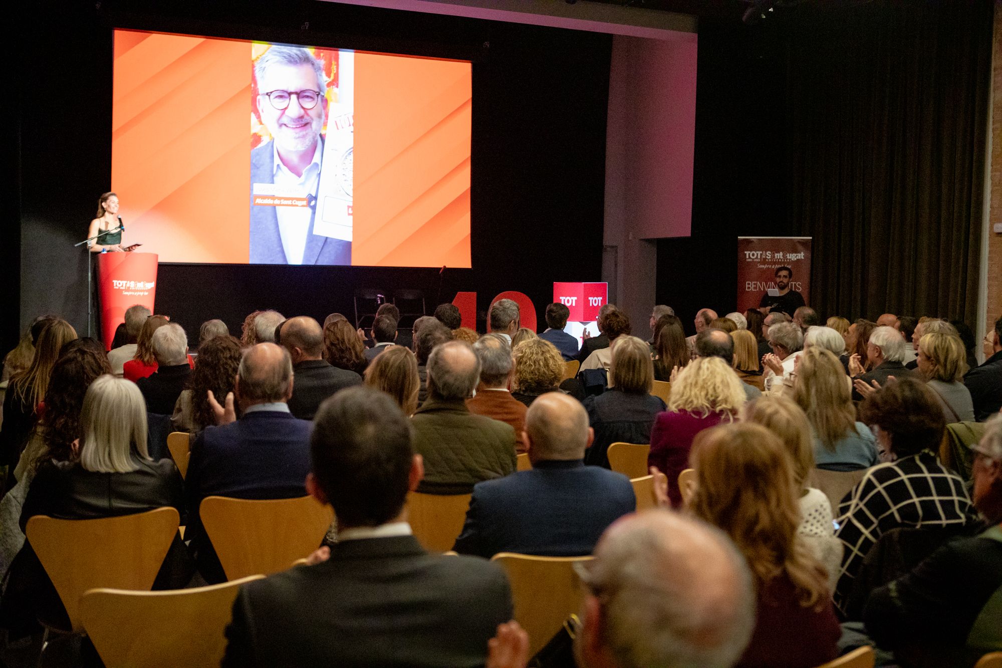 Acte institucional dels 40 anys del TOT Sant Cugat. FOTO: Joana Arribas (TOT Sant Cugat)