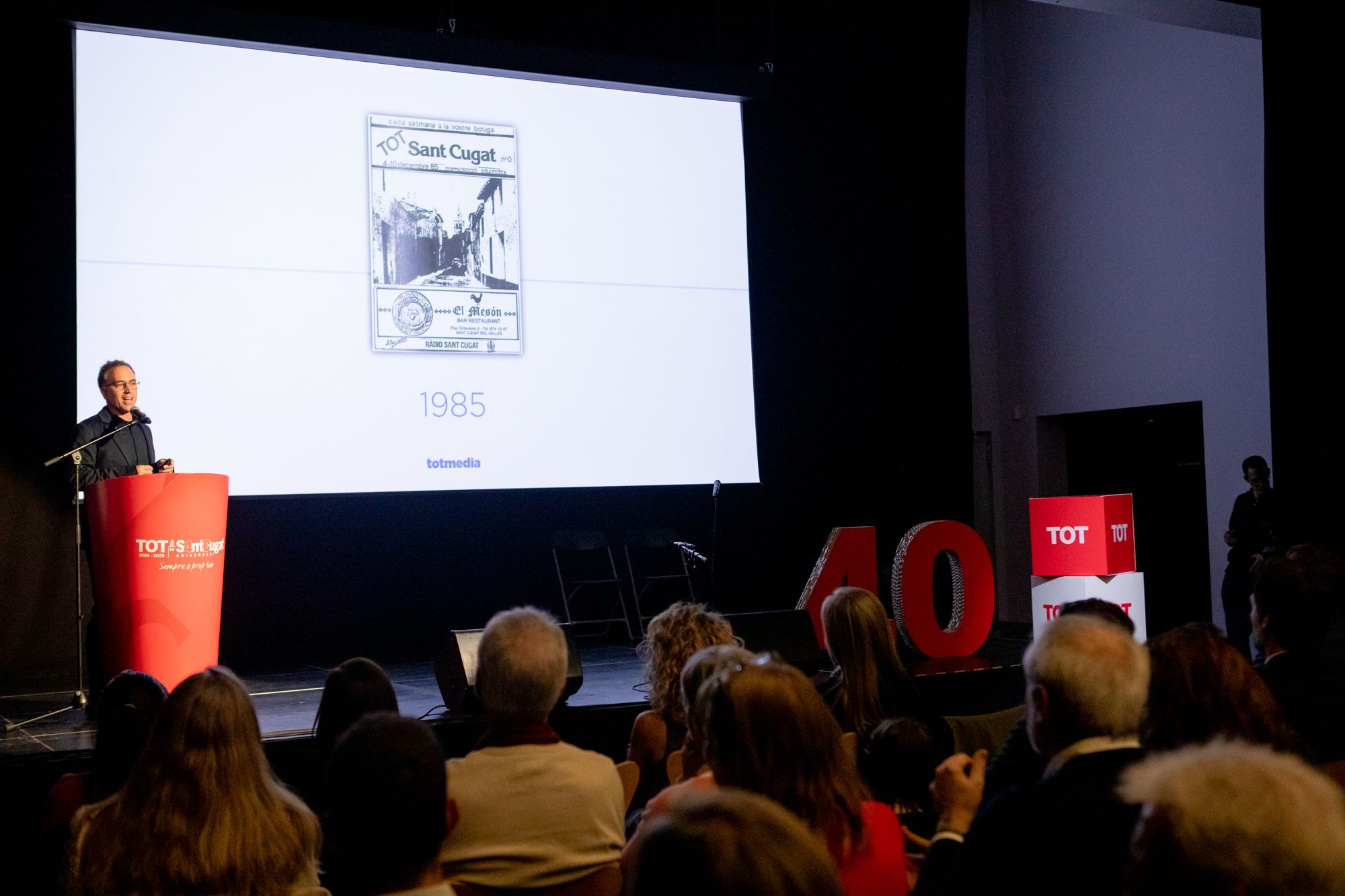 El director adjunt de Totmedia, Xavier Grau. FOTO: Joana Arribas (TOT Sant Cugat)