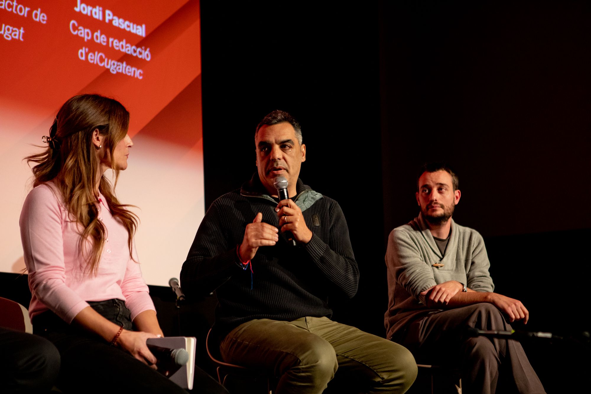 Taula rodona de l'acte institucional dels 40 anys del TOT Sant Cugat. FOTO: Joana Arribas (TOT Sant Cugat)