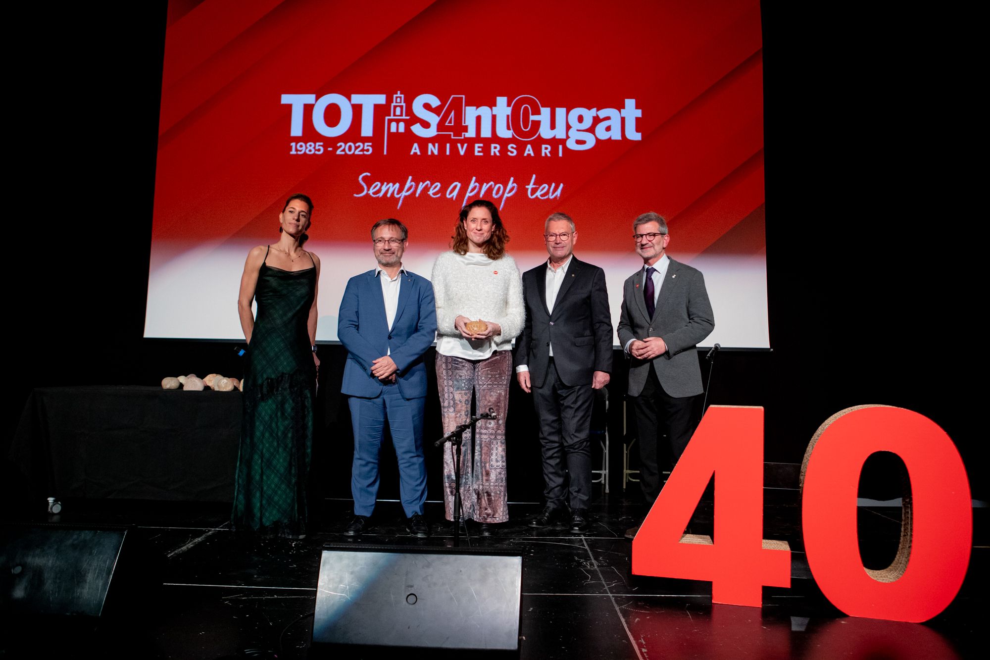 Reconeixements a comerços que confien des del primer dia en el TOT com Sprint Idiomes FOTO: Joana Arribas (TOT Sant Cugat)