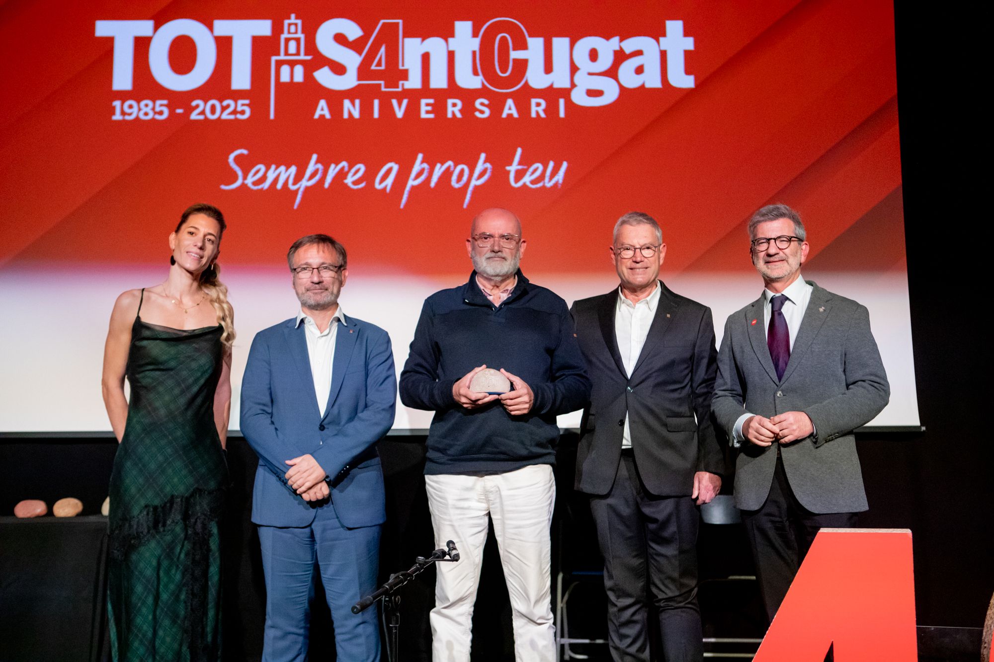 Pere Esquerda, primer treballador del TOT i encara col·laborador FOTO: Joana Arribas (TOT Sant Cugat)