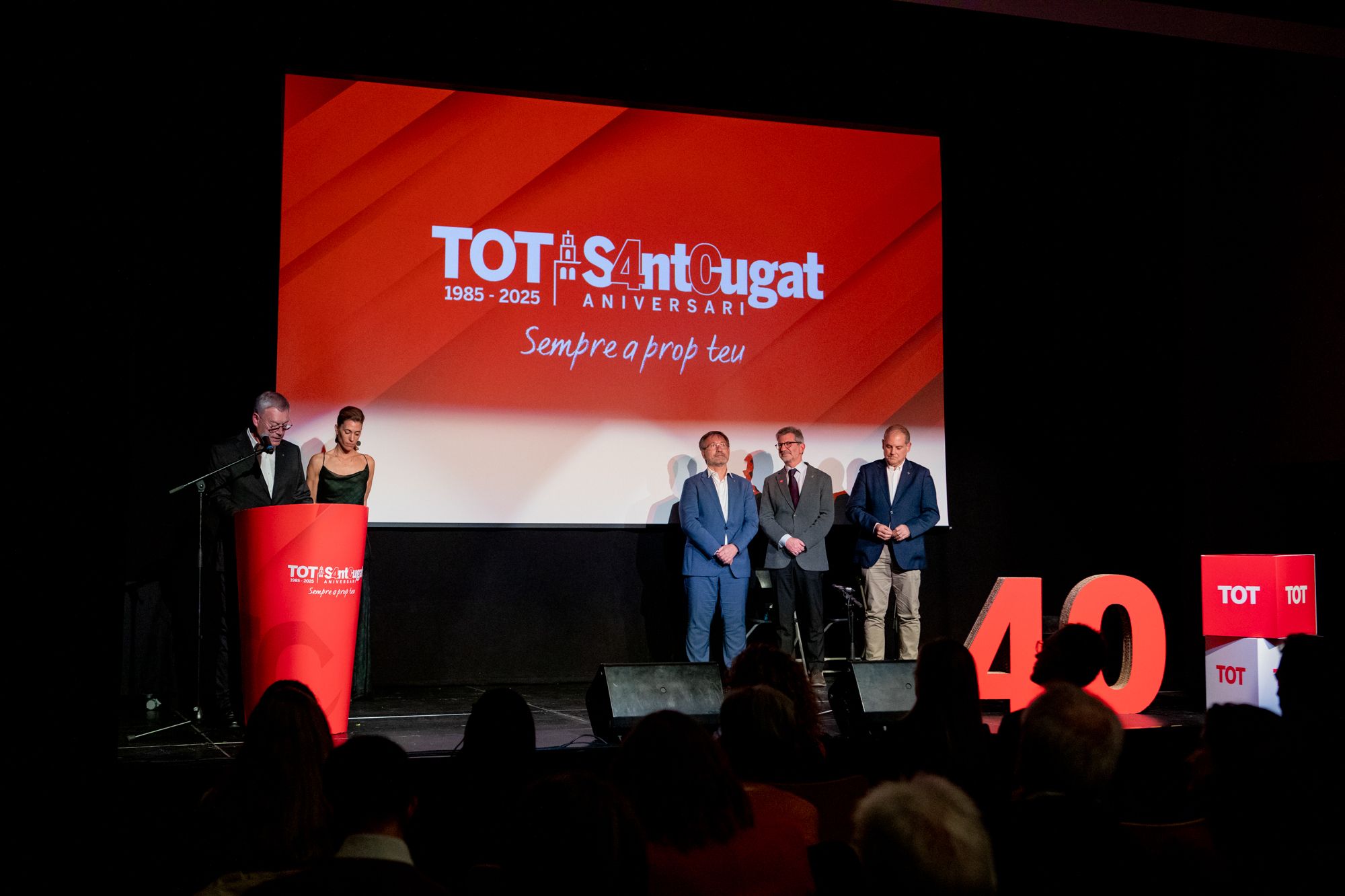 Acte institucional dels 40 anys del TOT Sant Cugat. FOTO: Joana Arribas (TOT Sant Cugat)