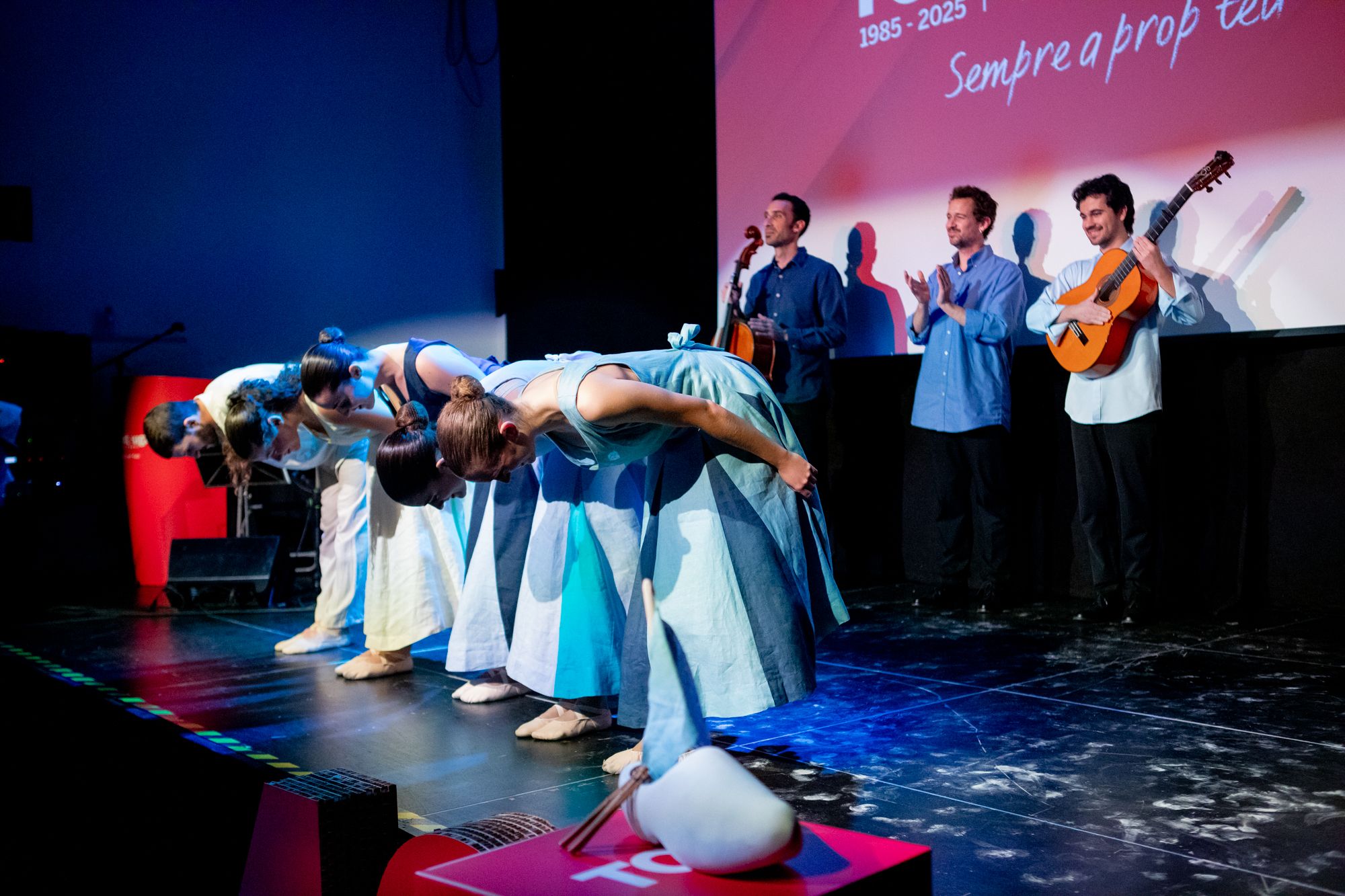 Actuació de Pere Martínez i Pau Doménech. FOTO: Joana Arribas (TOT Sant Cugat)