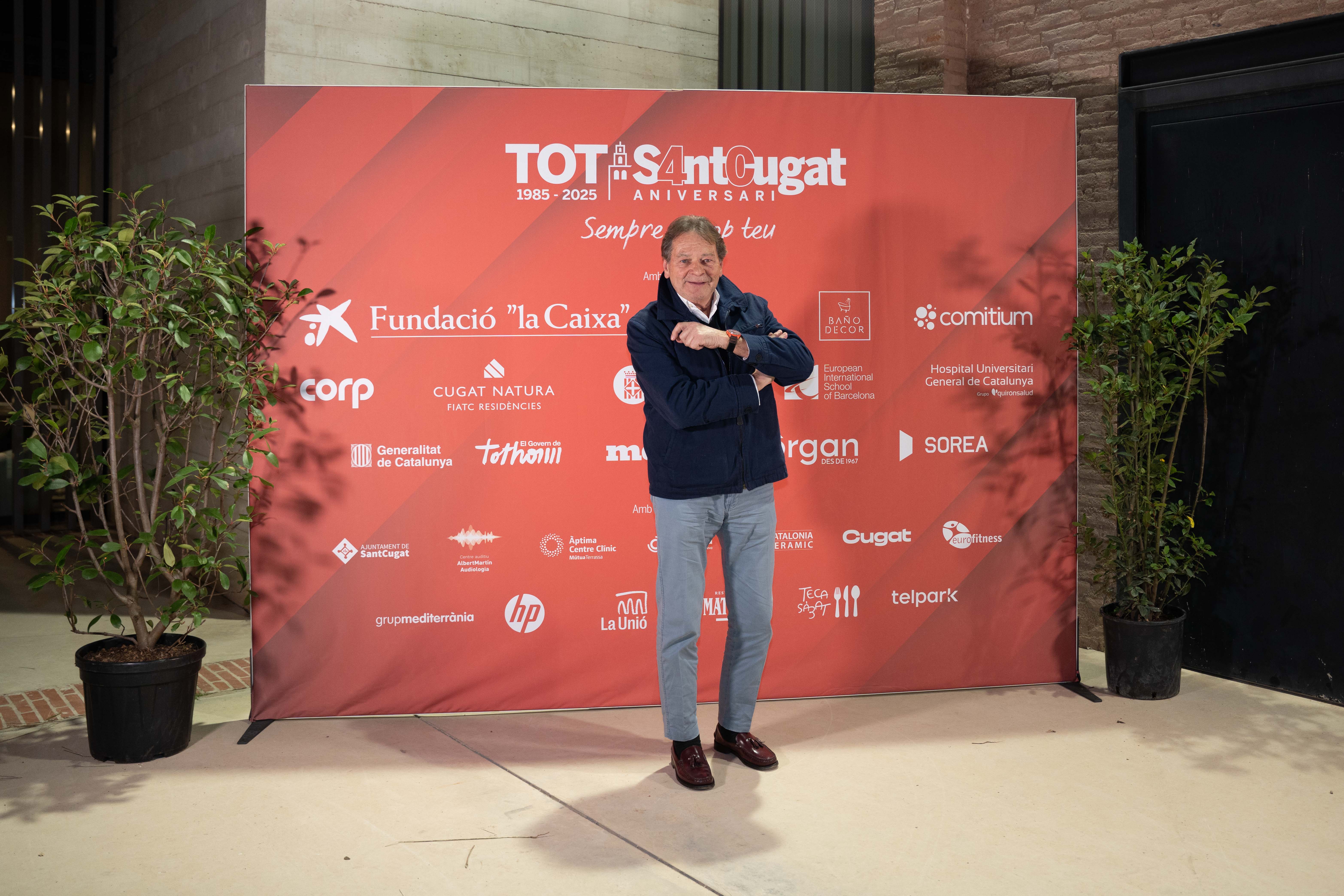 Photocall de l'acte institucional dels 40 anys del TOT Sant Cugat FOTO: Carmen de Olazabal (TOT Sant Cugat)