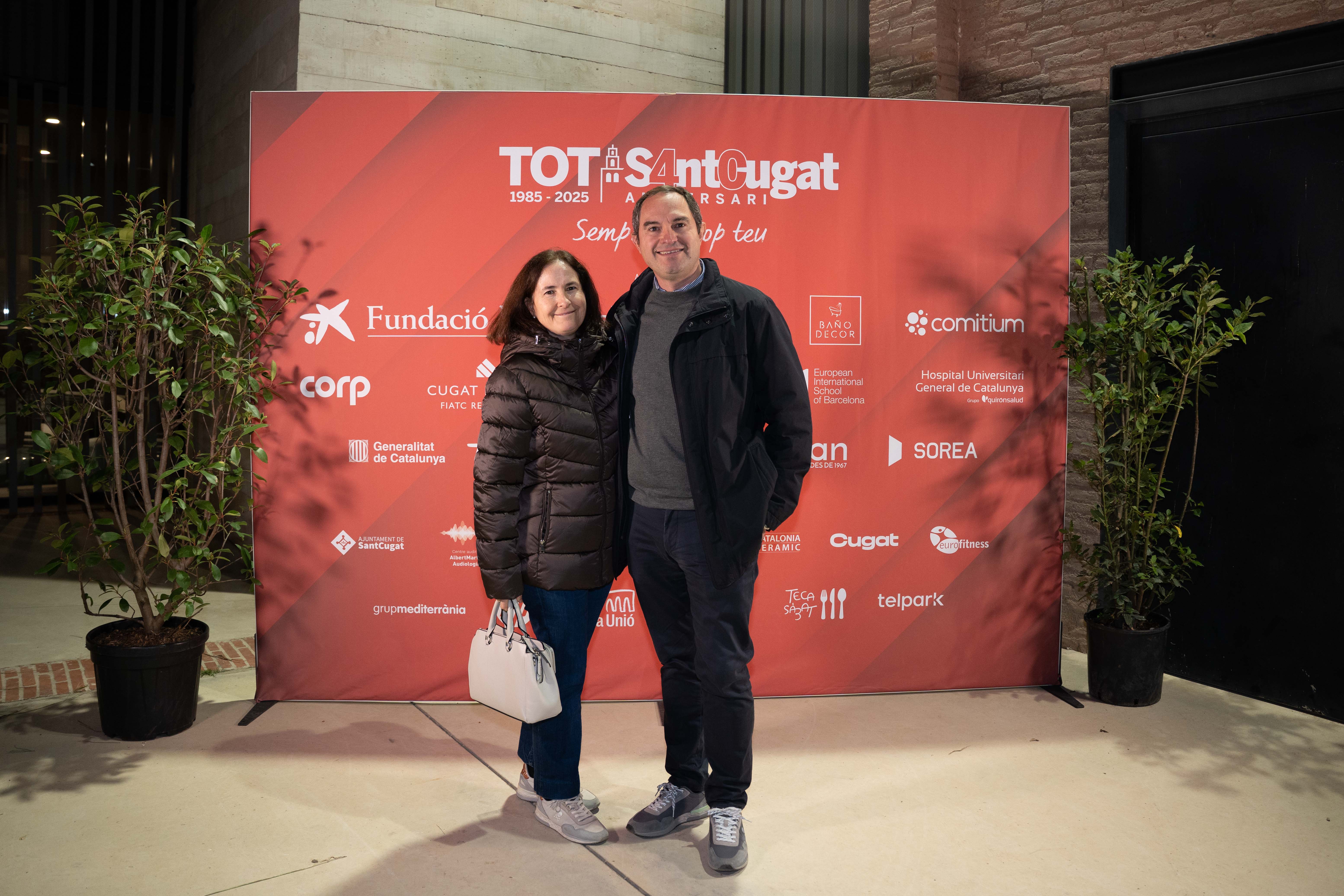 Photocall de l'acte institucional dels 40 anys del TOT Sant Cugat FOTO: Carmen de Olazabal (TOT Sant Cugat)