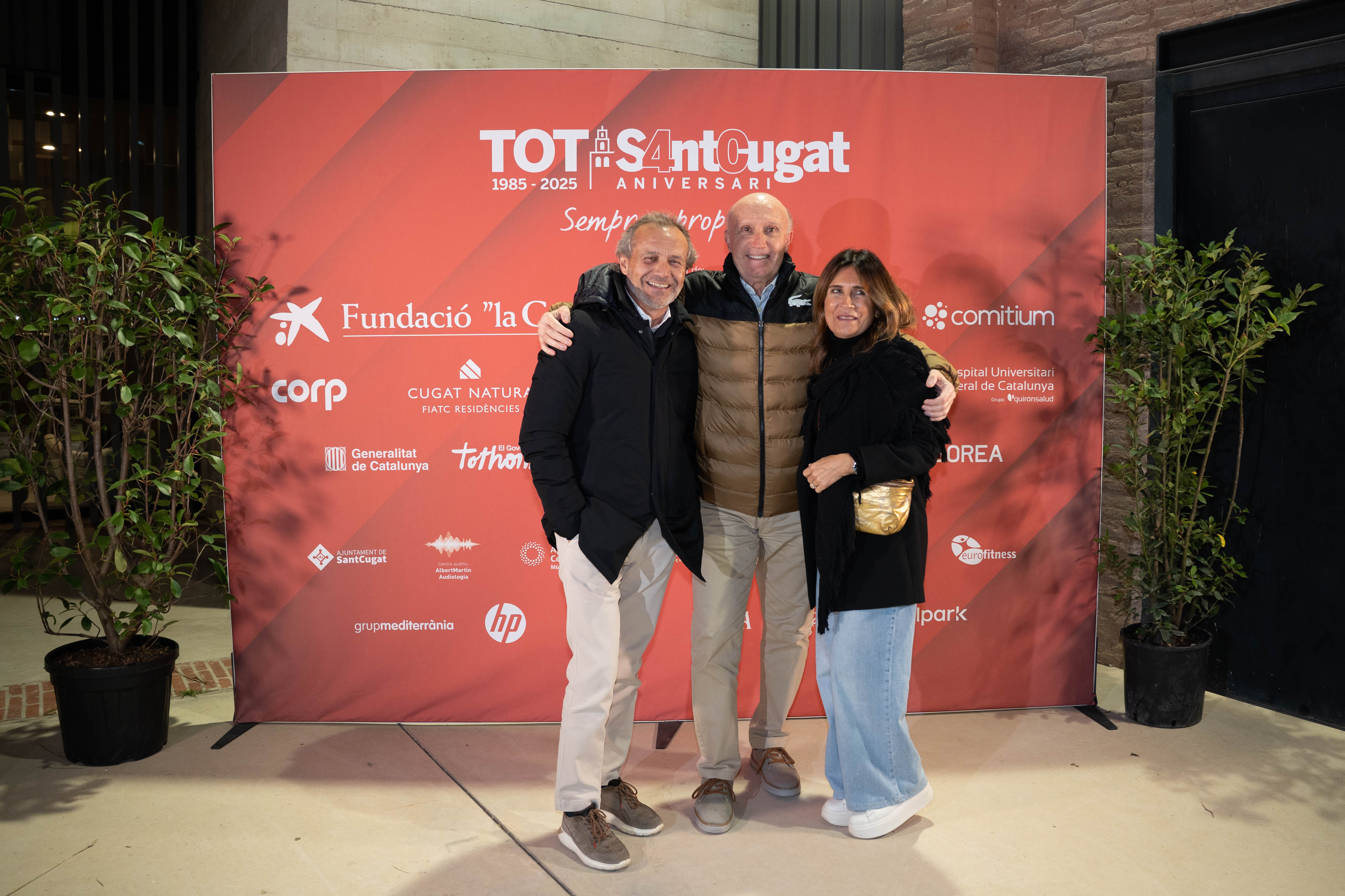 Photocall de l'acte institucional dels 40 anys del TOT Sant Cugat FOTO: Carmen de Olazabal (TOT Sant Cugat)