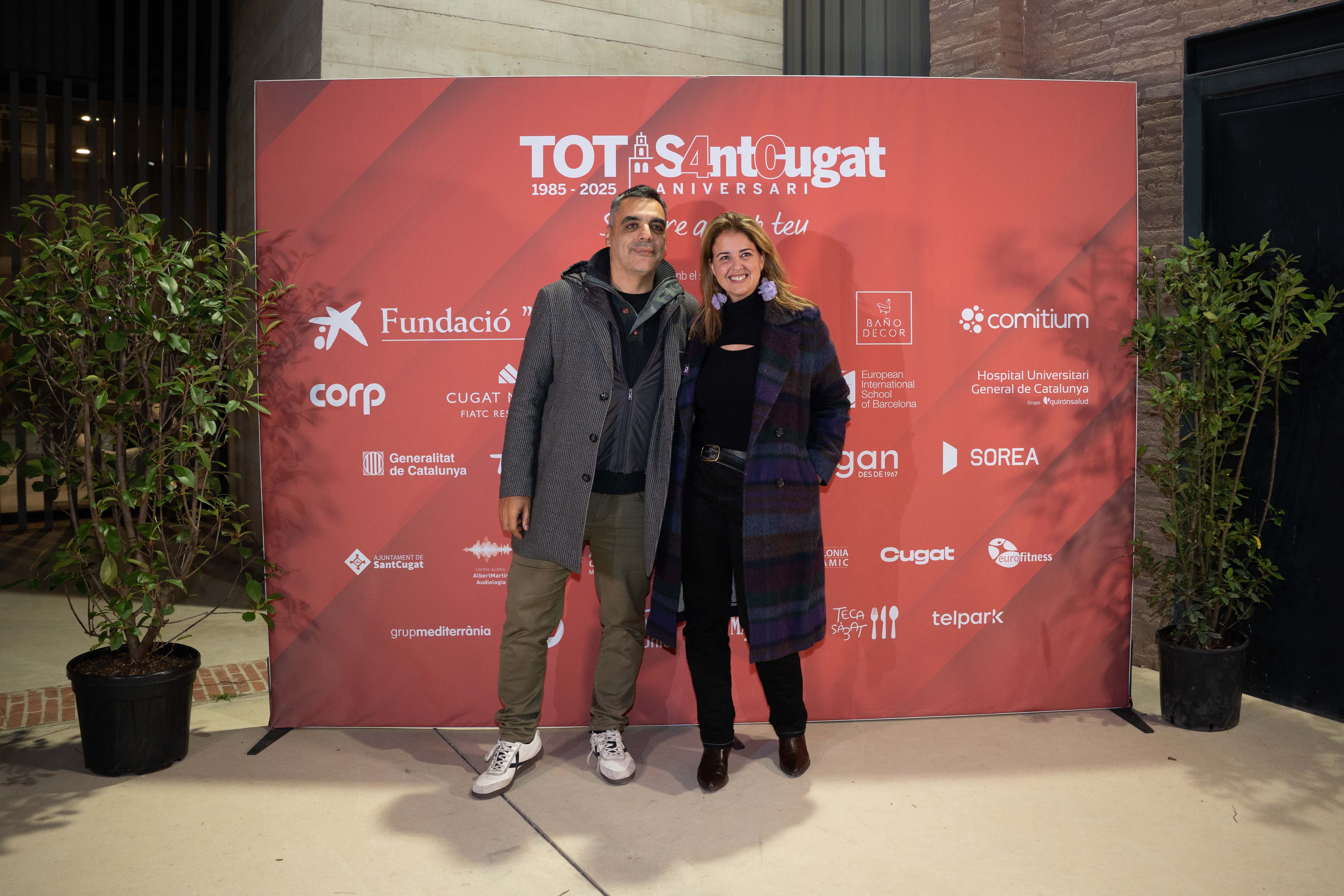 Photocall de l'acte institucional dels 40 anys del TOT Sant Cugat FOTO: Carmen de Olazabal (TOT Sant Cugat)