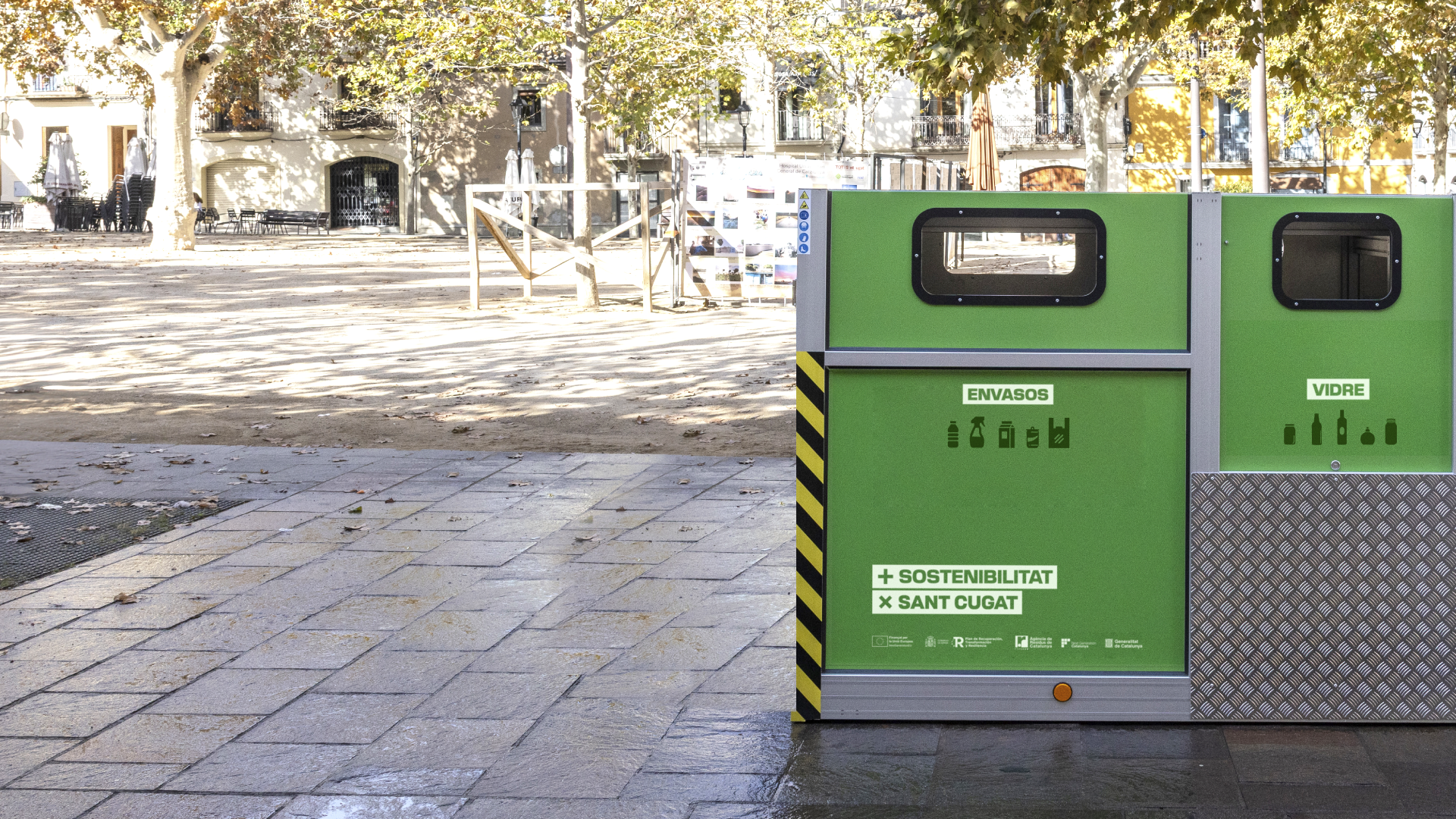  Les plataformes mòbils volen aconseguir carrers més nets, menys soroll i més reciclatge de qualitat. FOTO: Cedida