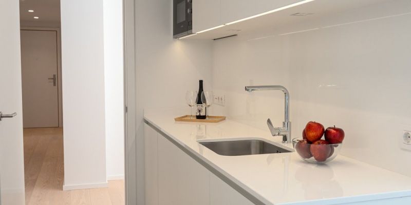 Cuina del pis pilot que comercialitza Ventura Partners al centre de Sant Cugat. FOTO: Eloi Sin