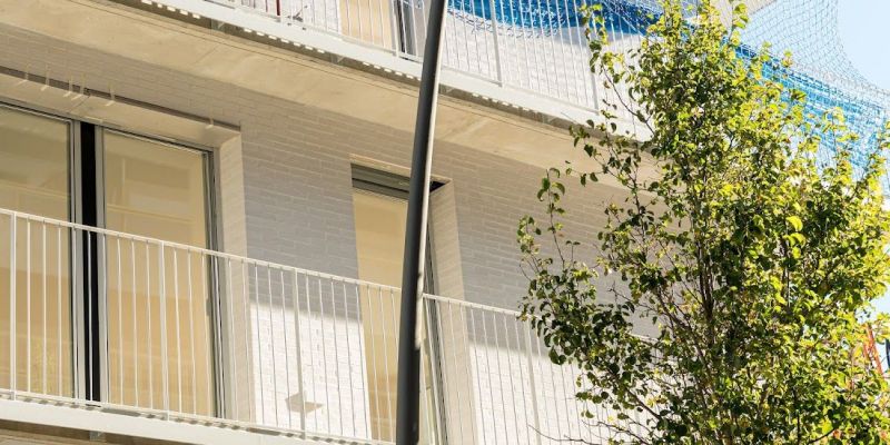 Façana de la promoció que comercialitza Ventura Partners al centre de Sant Cugat. FOTO: Eloi Sin