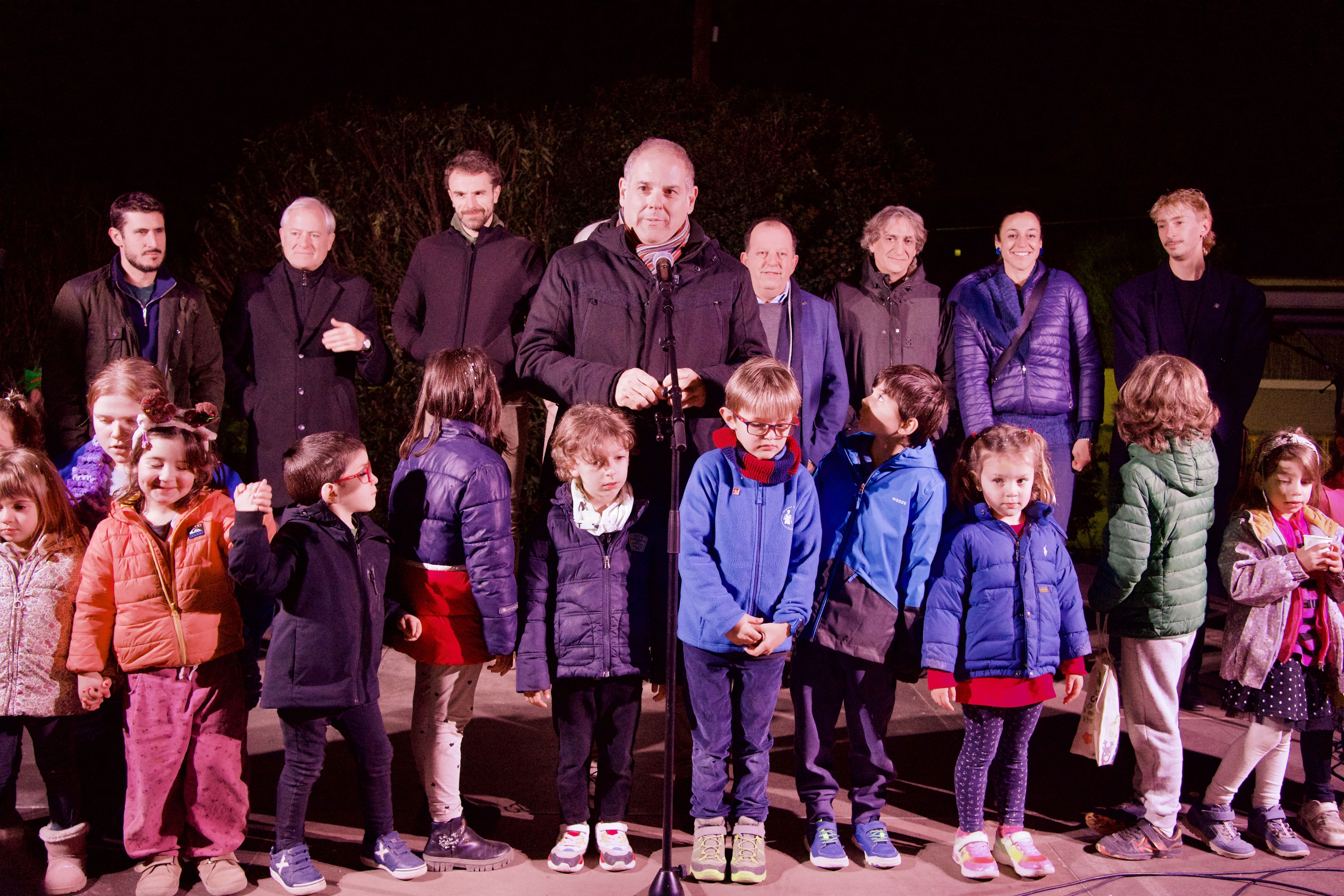 Encesa de llums de Nadal a Valldoreix 2025. FOTO: Mireia Comas (TOT Sant Cugat)