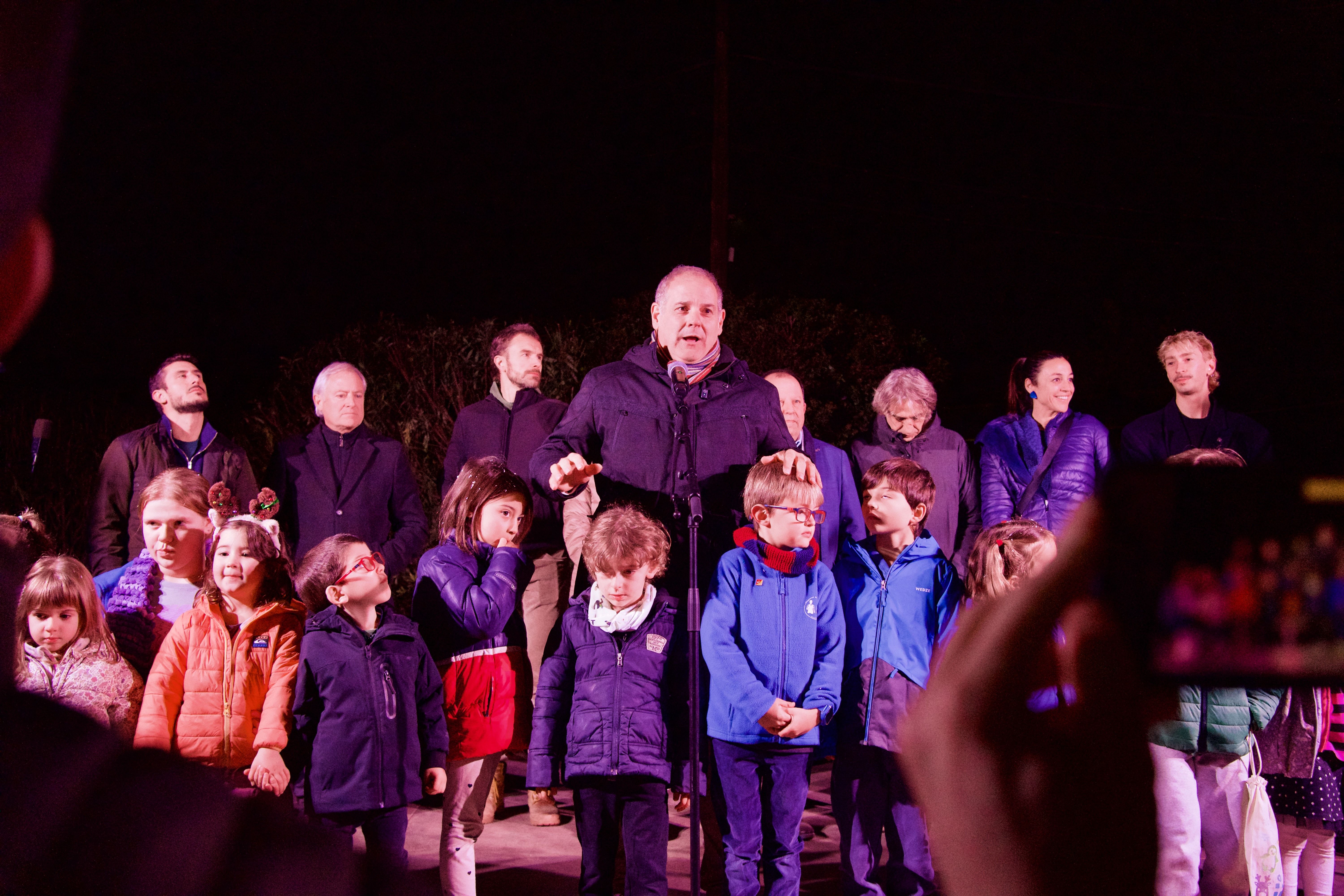Encesa de llums de Nadal a Valldoreix 2025. FOTO: Mireia Comas (TOT Sant Cugat)