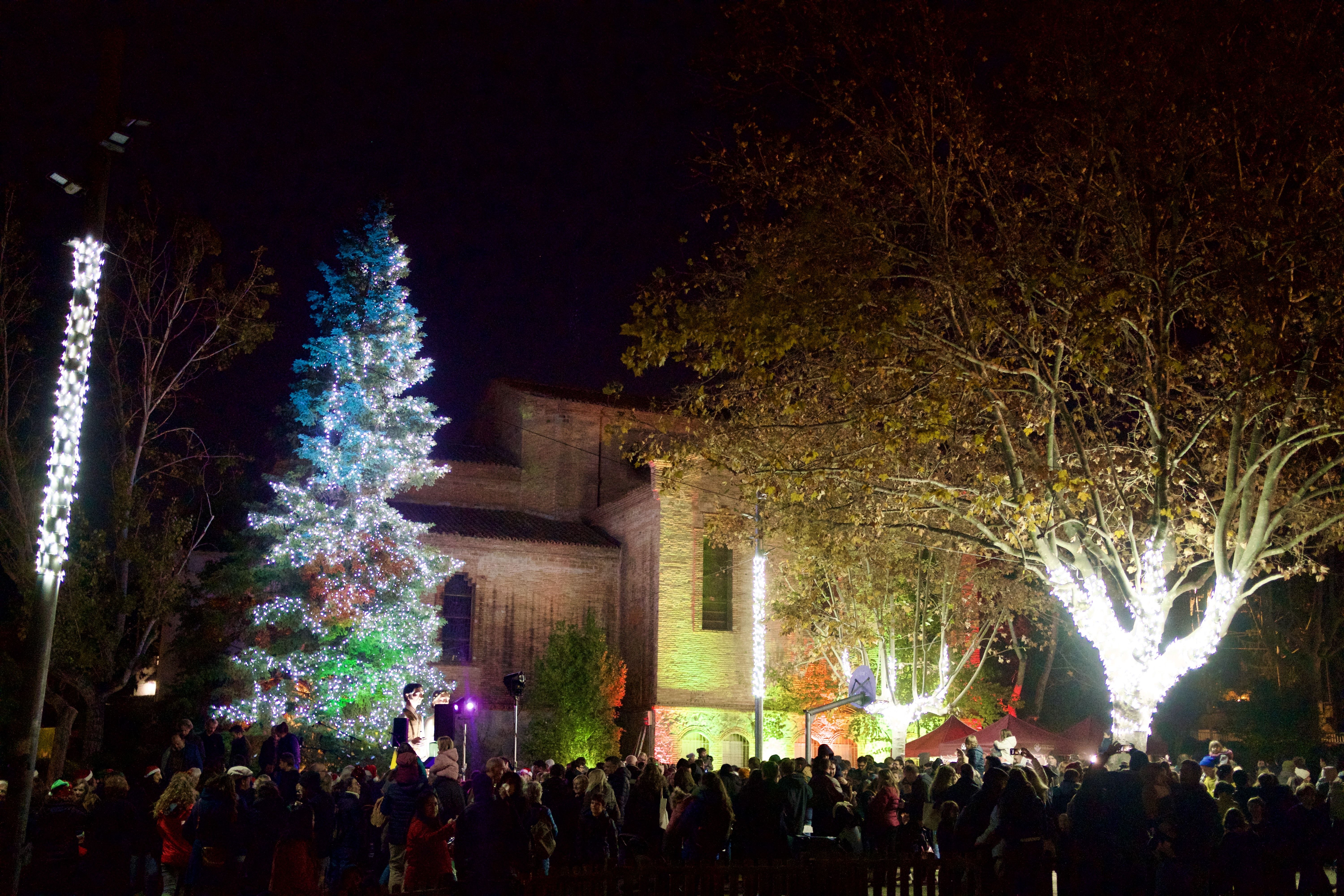 Encesa de llums de Nadal a Valldoreix 2025. FOTO: Mireia Comas (TOT Sant Cugat)