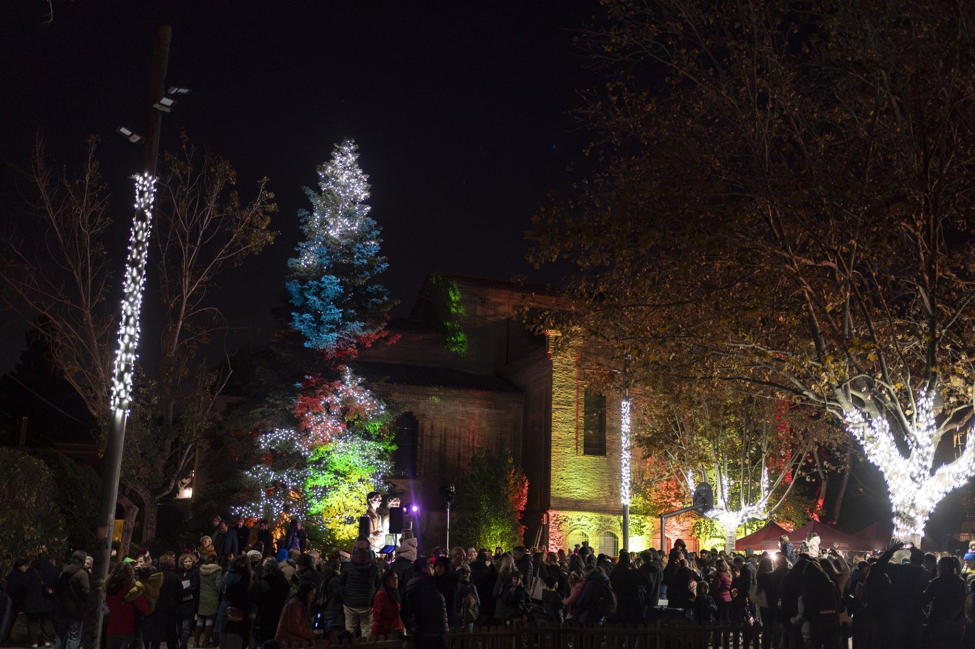 Encesa de llums de Nadal a Valldoreix 2025. FOTO: Mireia Comas (TOT Sant Cugat)