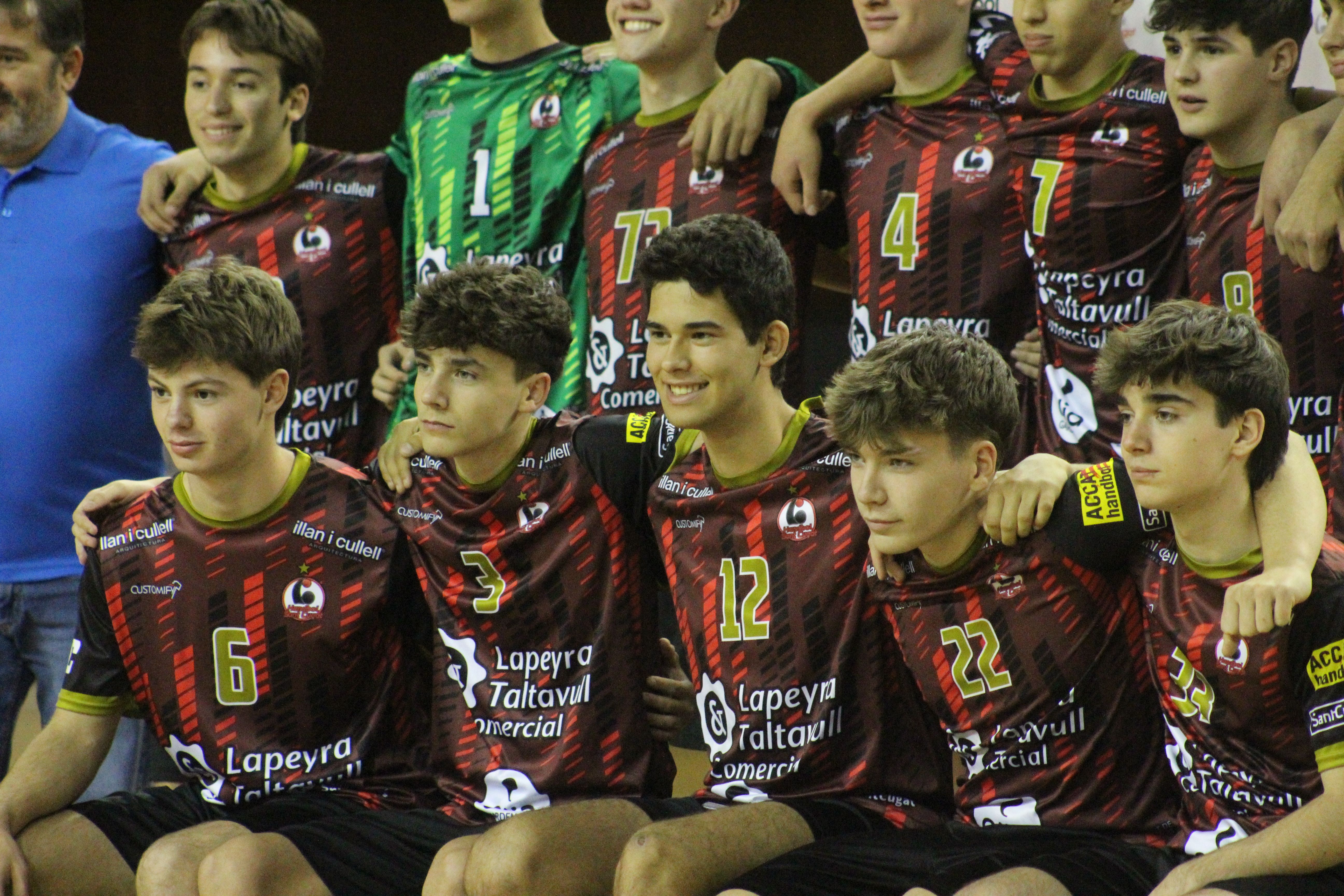 Presentació d'equips del Club Handbol Sant Cugat. FOTO: Handbol Sant Cugat