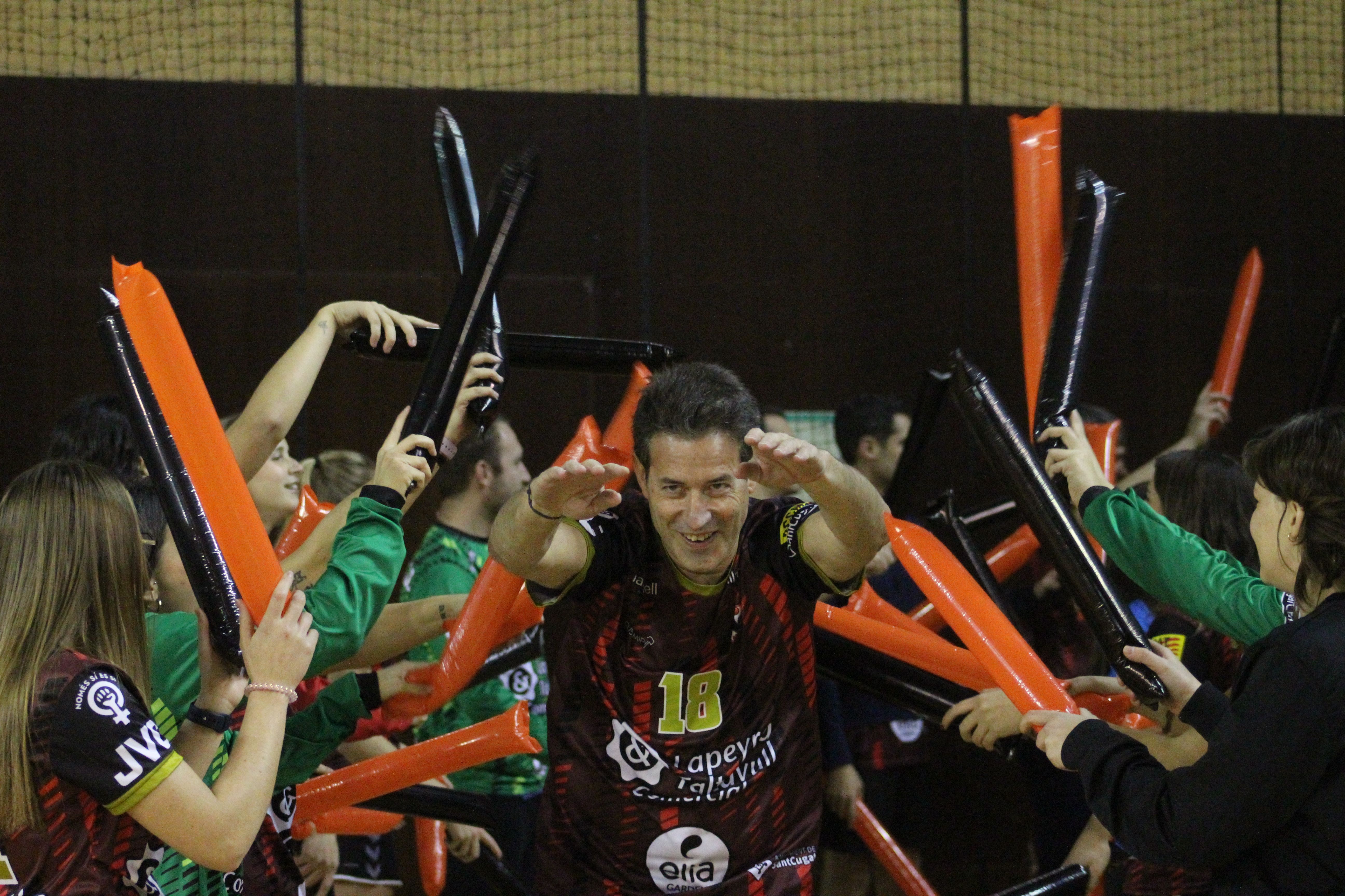 Presentació d'equips del Club Handbol Sant Cugat. FOTO: Handbol Sant Cugat