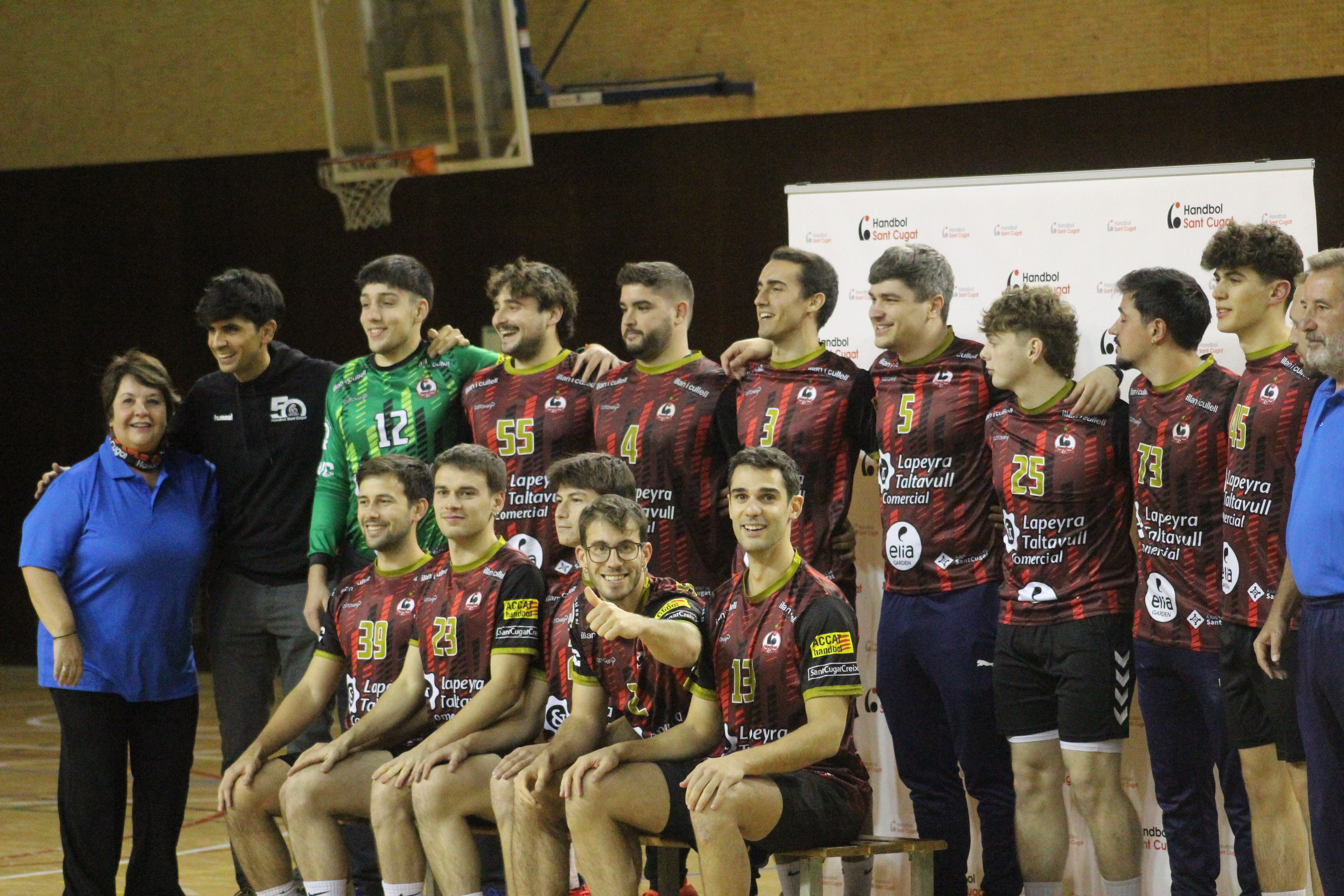 Presentació d'equips del Club Handbol Sant Cugat. FOTO: Handbol Sant Cugat