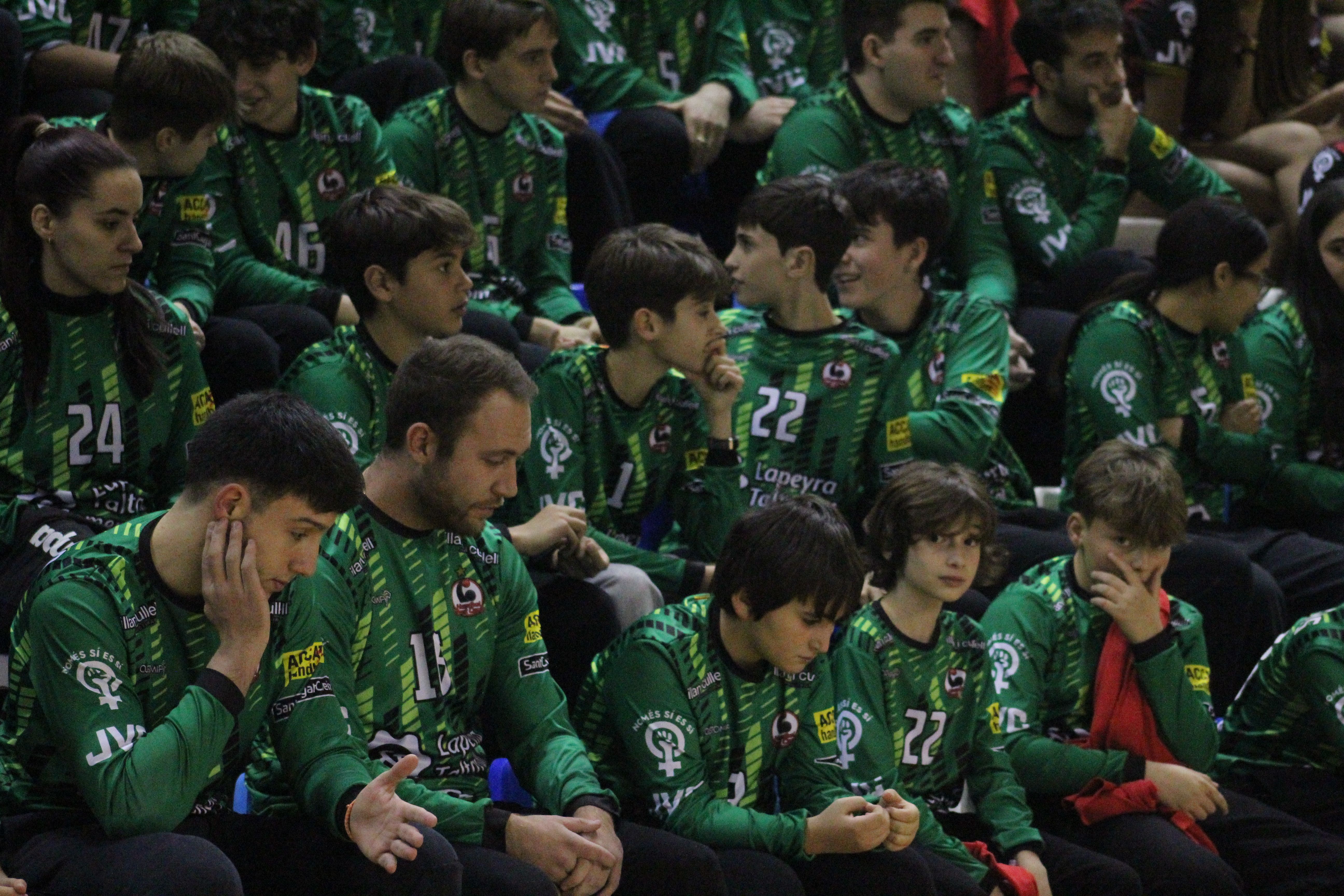 Presentació d'equips del Club Handbol Sant Cugat. FOTO: Handbol Sant Cugat
