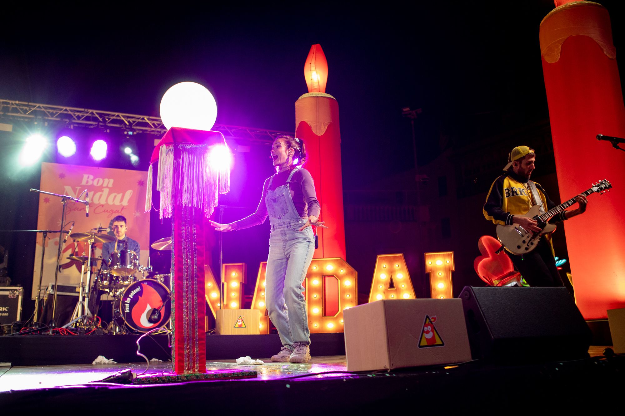 Ambauka en l'Encesa de llums de Nadal FOTO: Joana Arribas (TOT Sant Cugat)