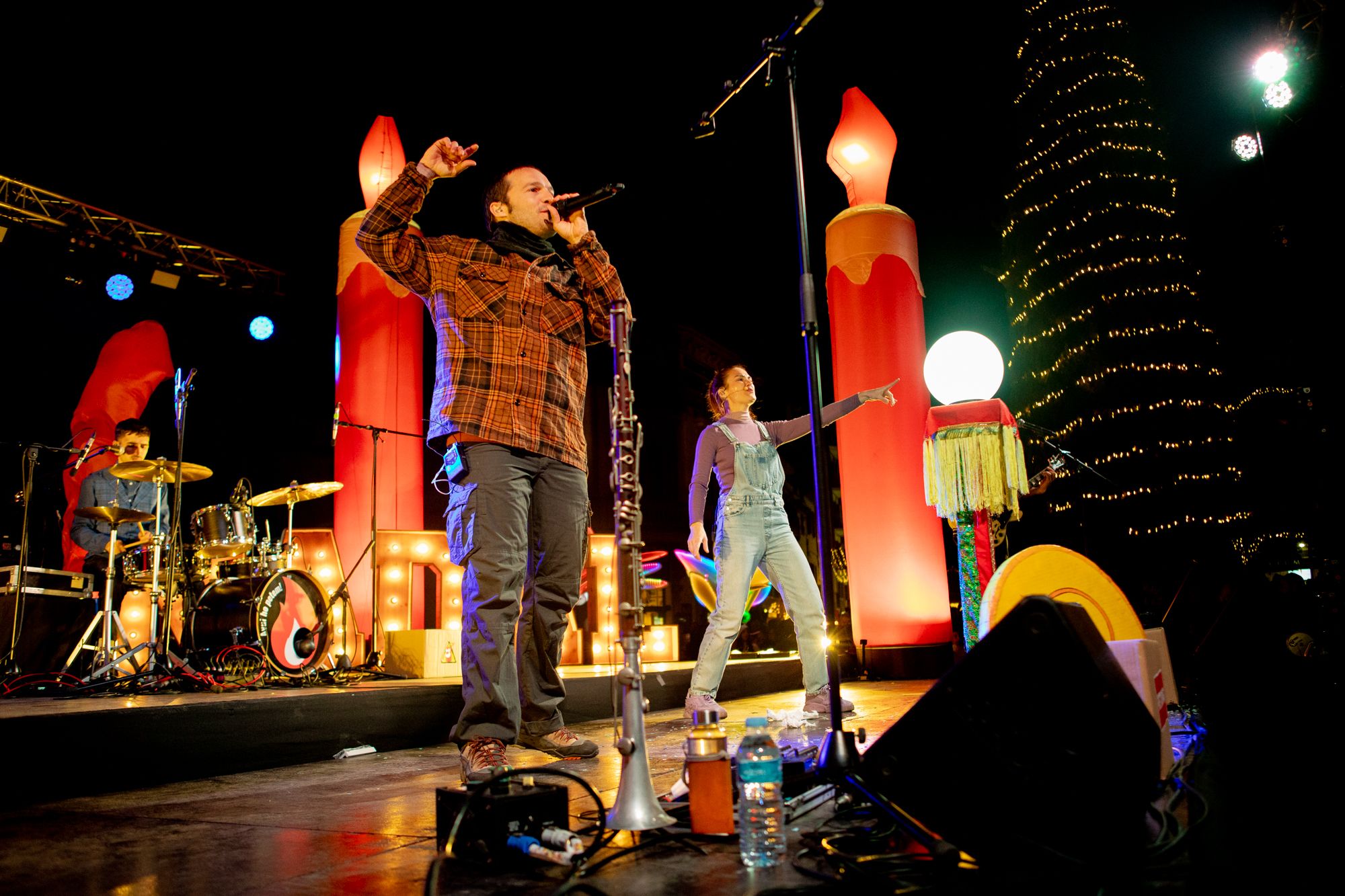 Ambauka en l'Encesa de llums de Nadal FOTO: Joana Arribas (TOT Sant Cugat)